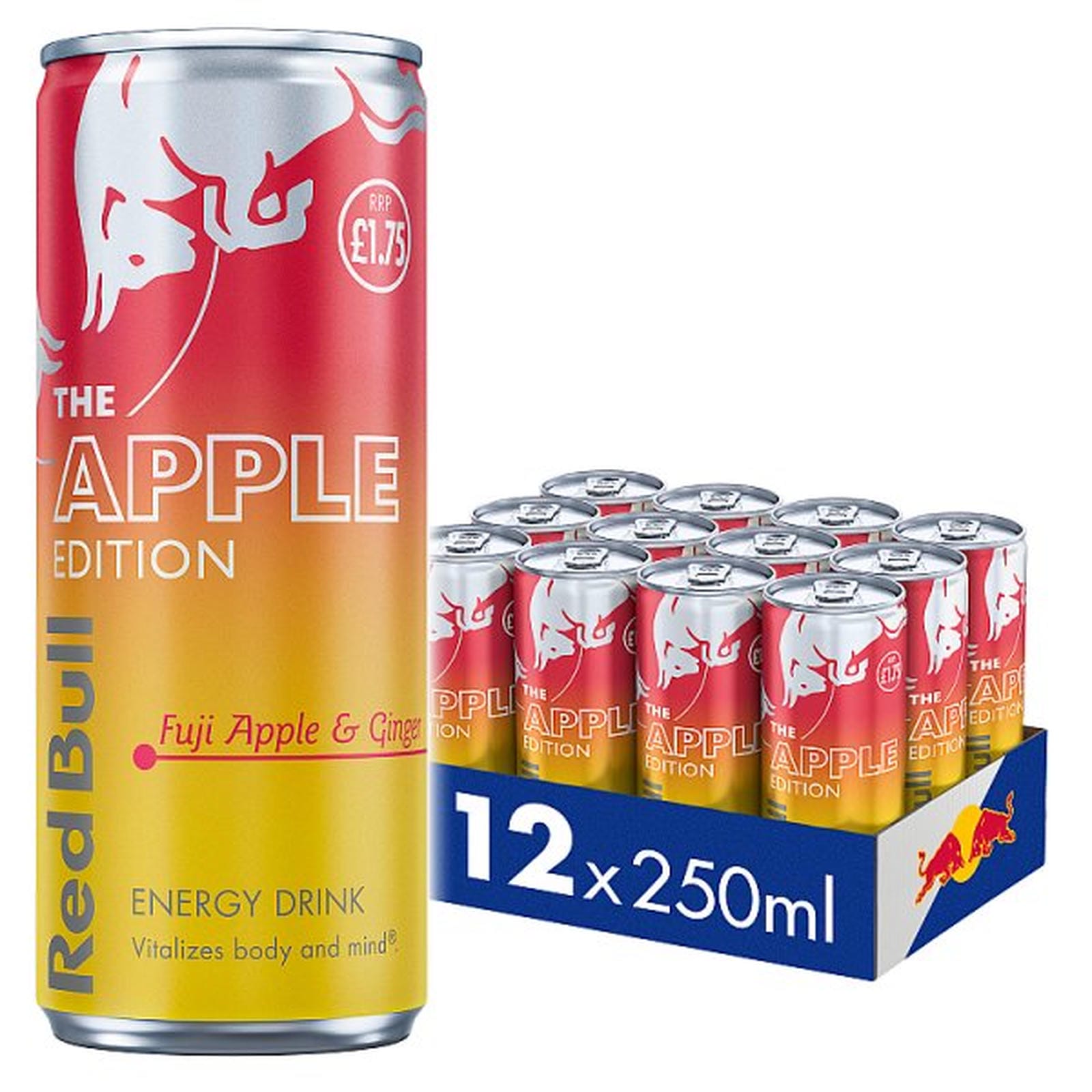 Red Bull Apple Edition Fuji Apple & Ginger Energy Drink 250ml PM 1.75