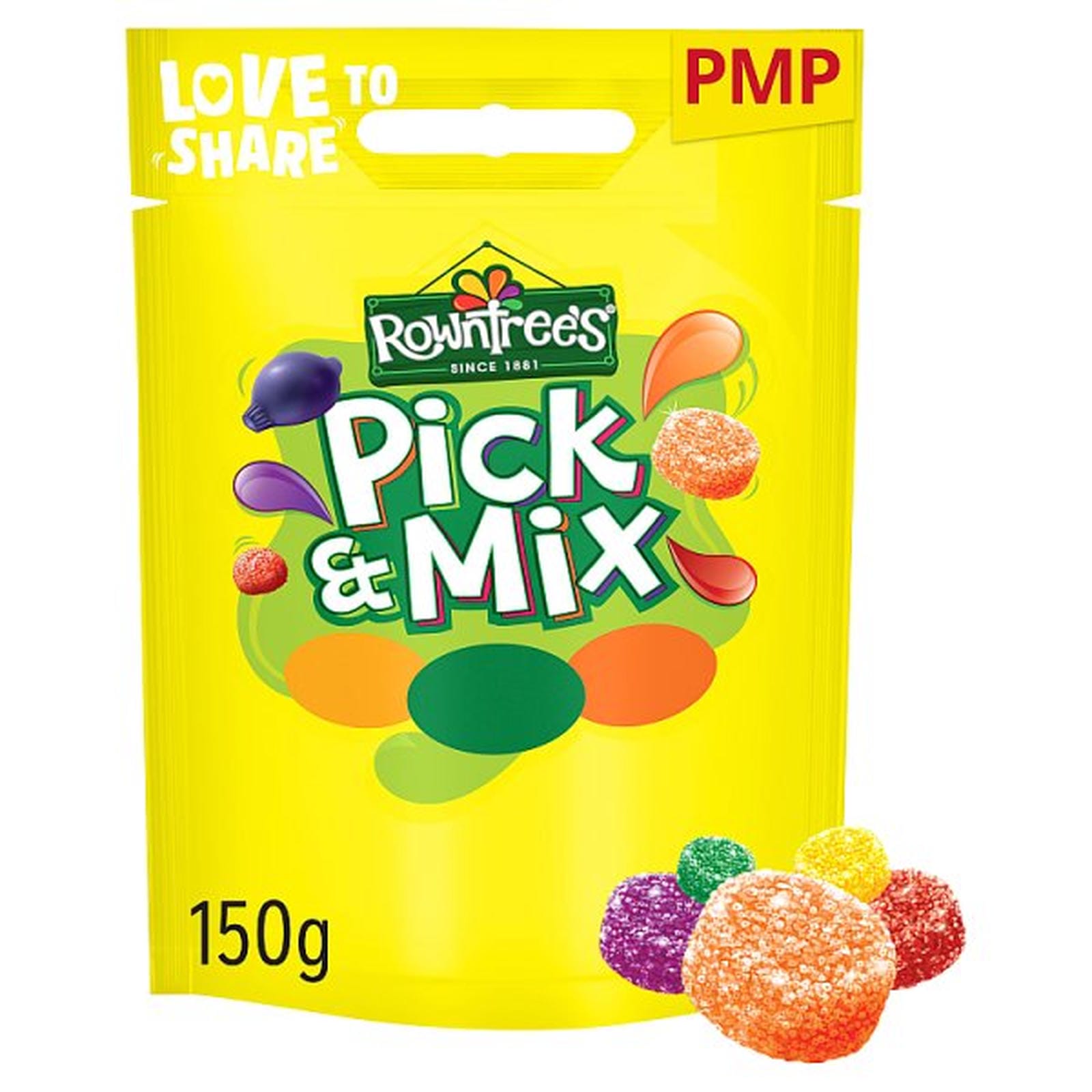 Rowntree's Pick & Mix Sweets Sharing Bag 120g PMP £1.25