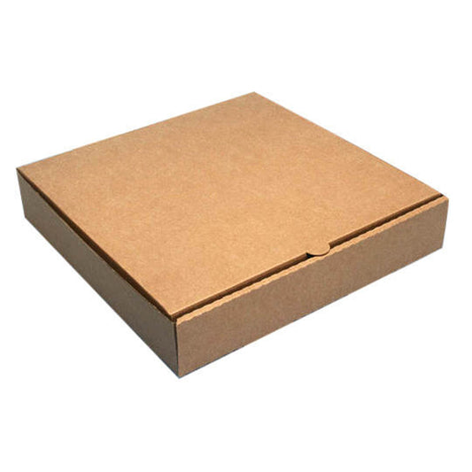 9inch Plain Brown Pizza Box – 1 x 100s