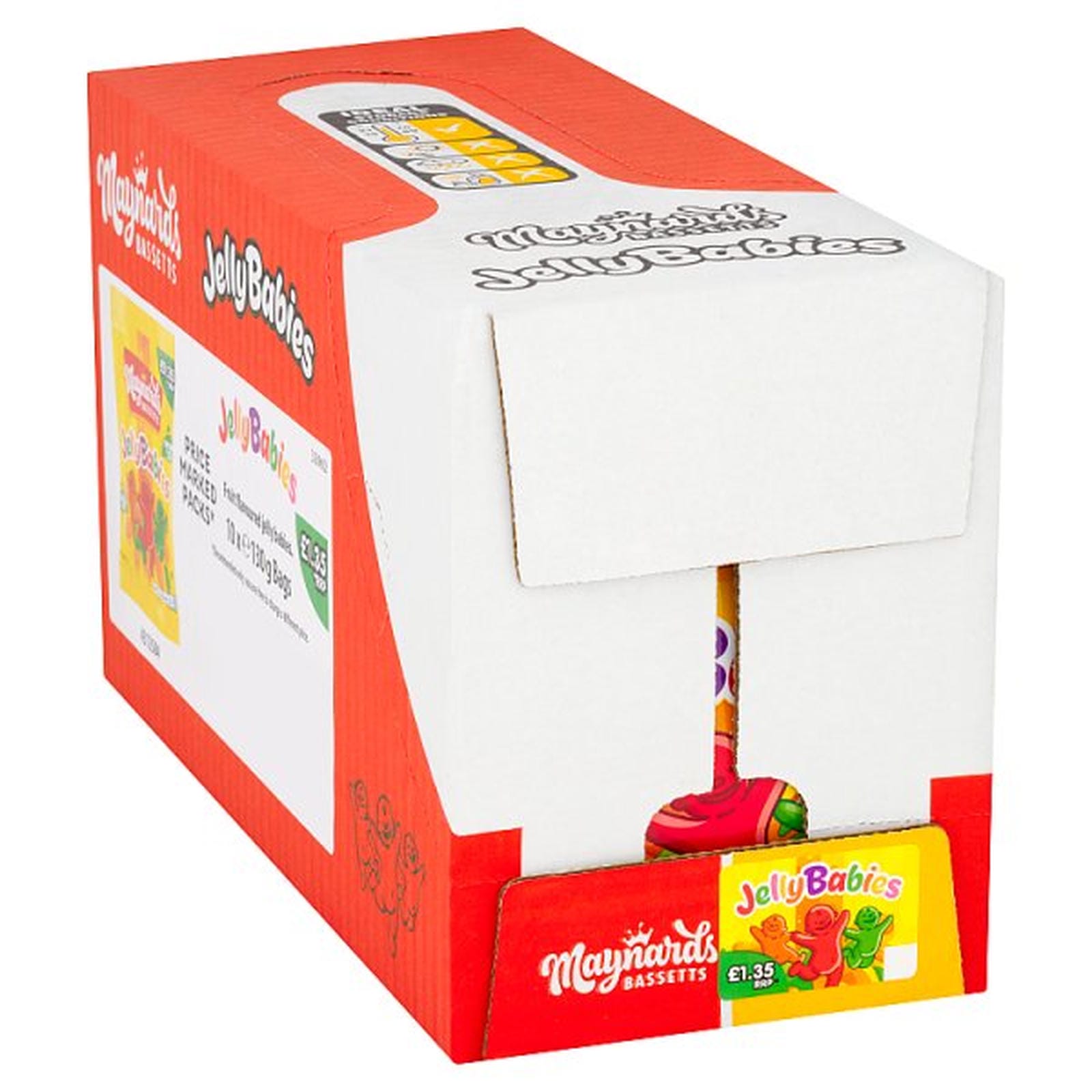 Maynards Bassetts Jelly Babies Sweets Bag £1.35 PMP 130g