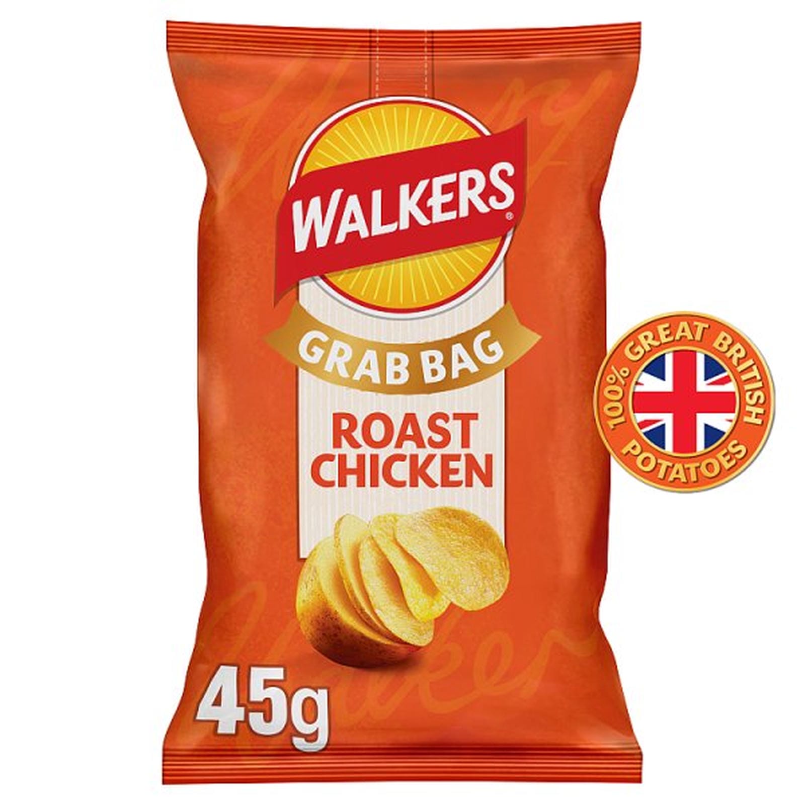 Walkers Roast Chicken Grab Bag Crisps 45g