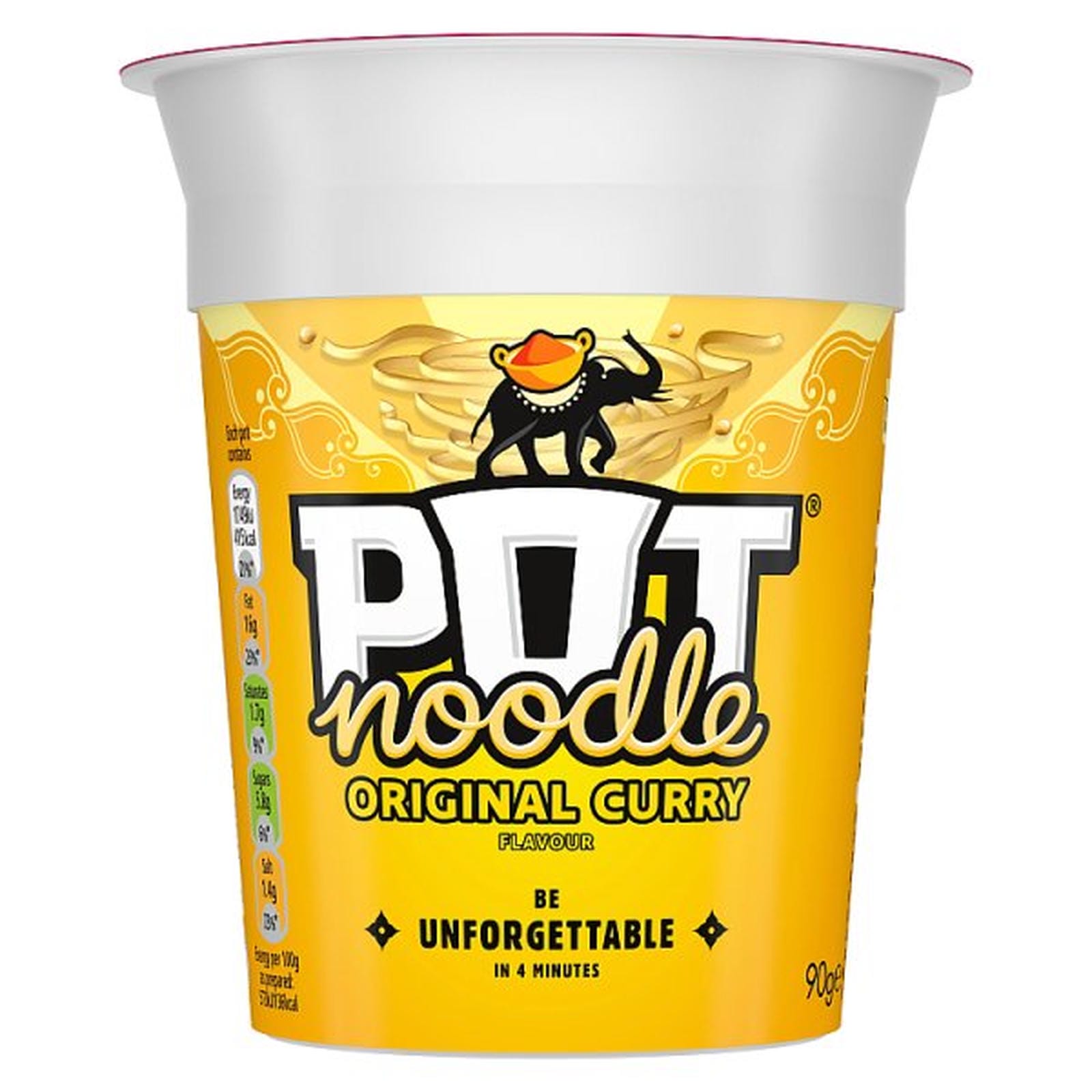 Pot Noodle Standard Pot Original Curry 12x 90 g