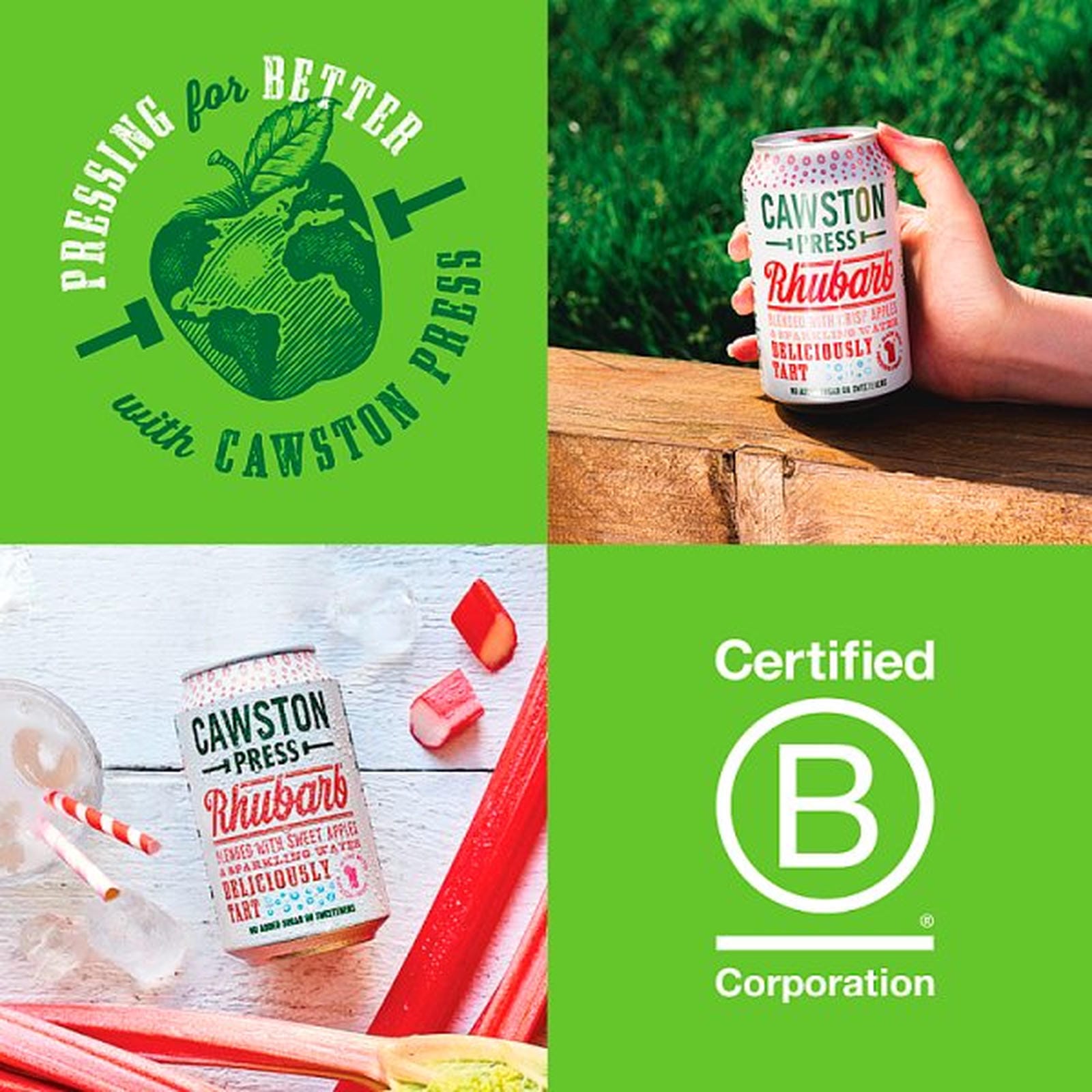 Cawston Press Sparkling Rhubarb 330ml