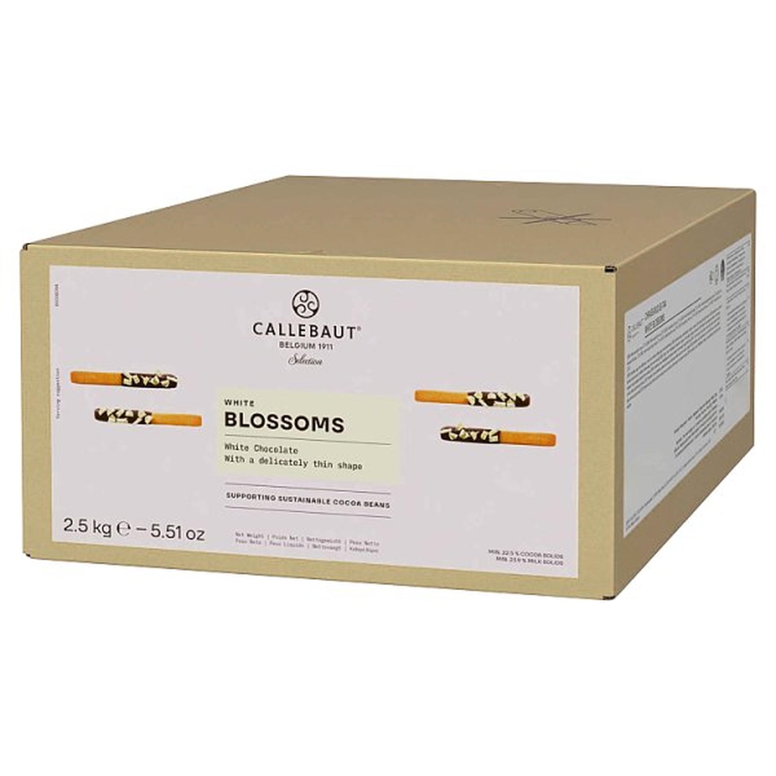 Callebaut Blossoms Milk Chocolate 2.5kg