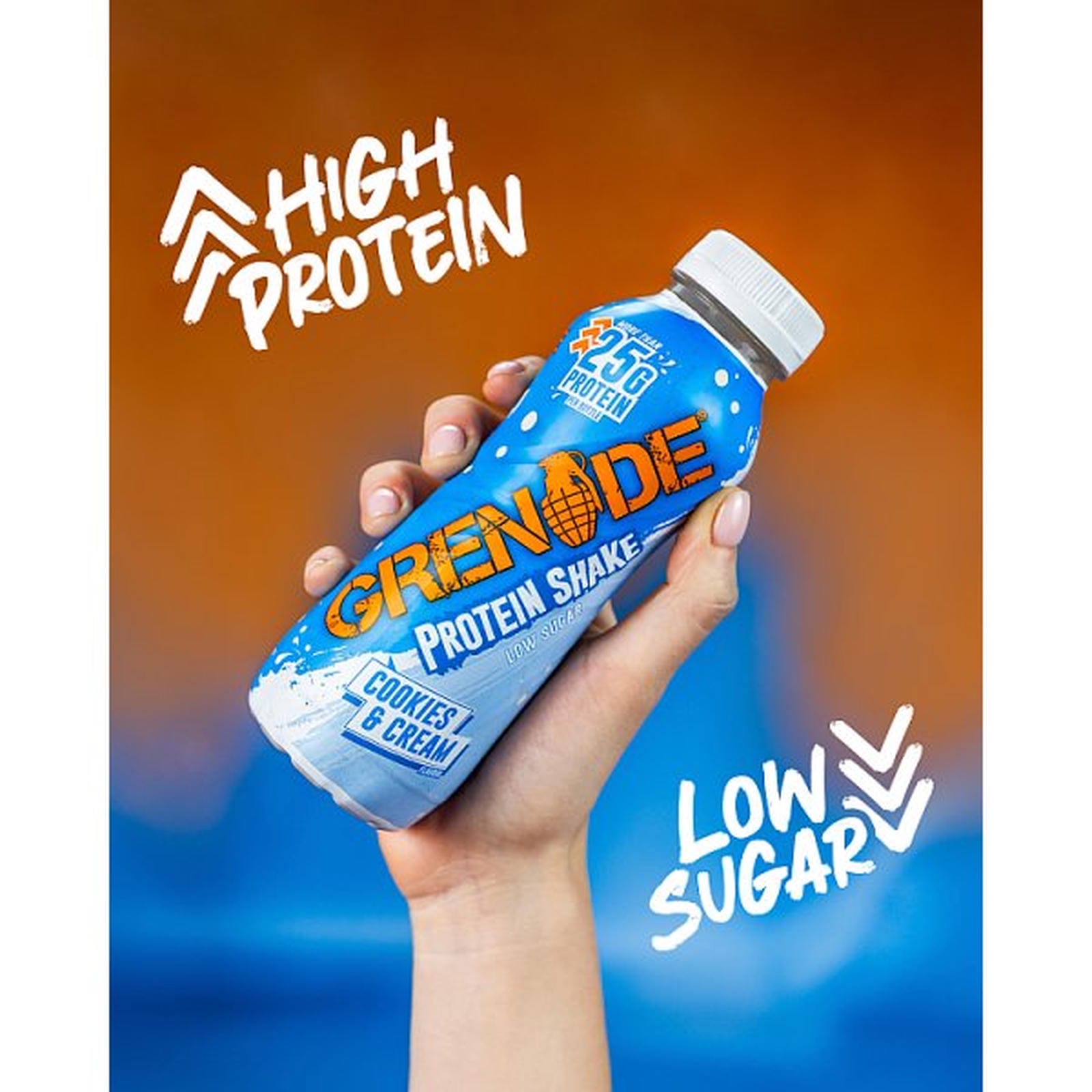 Grenade Cookies & Cream Flavour Protein Shake 330ml
