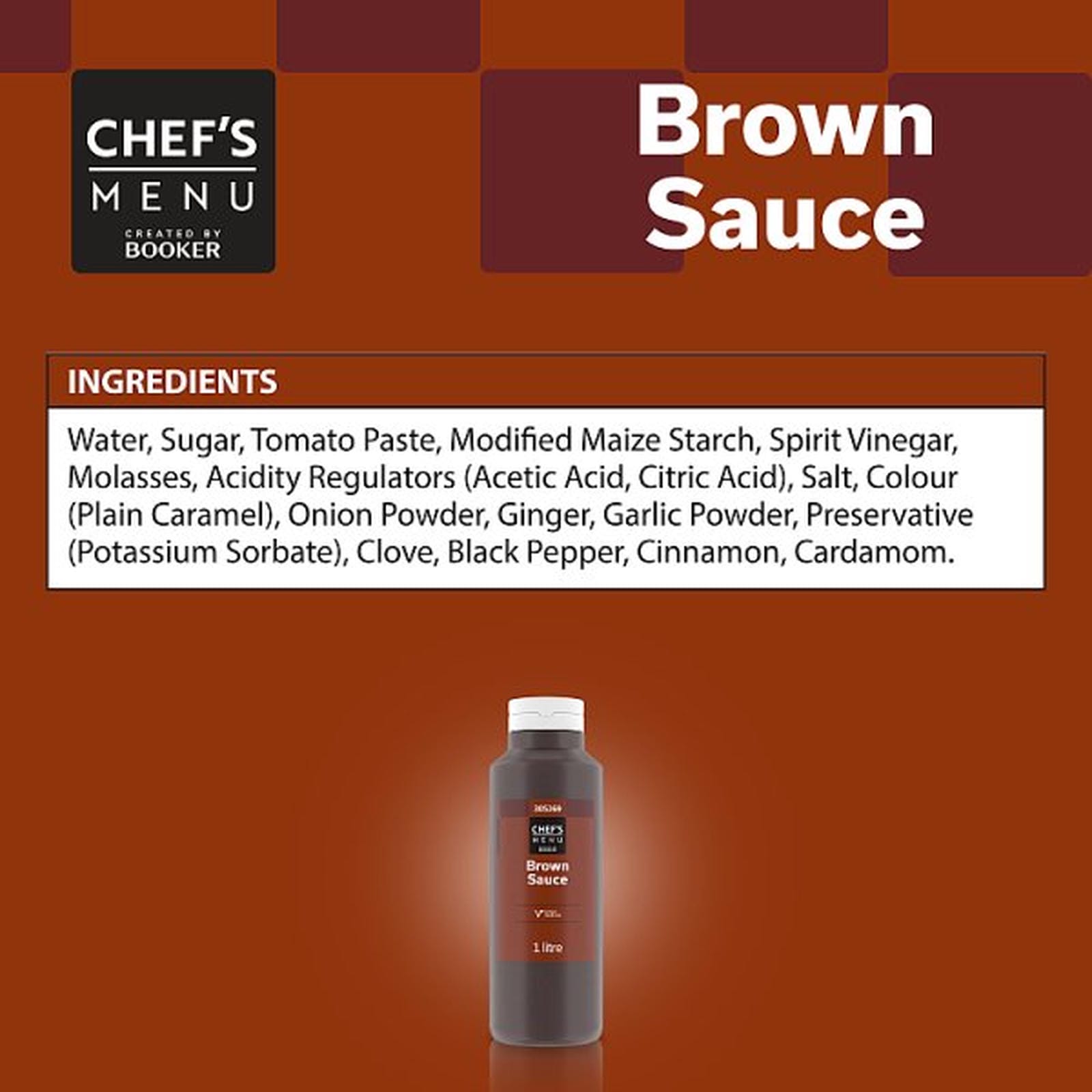 Chef's Menu Brown Sauce 1 Litre