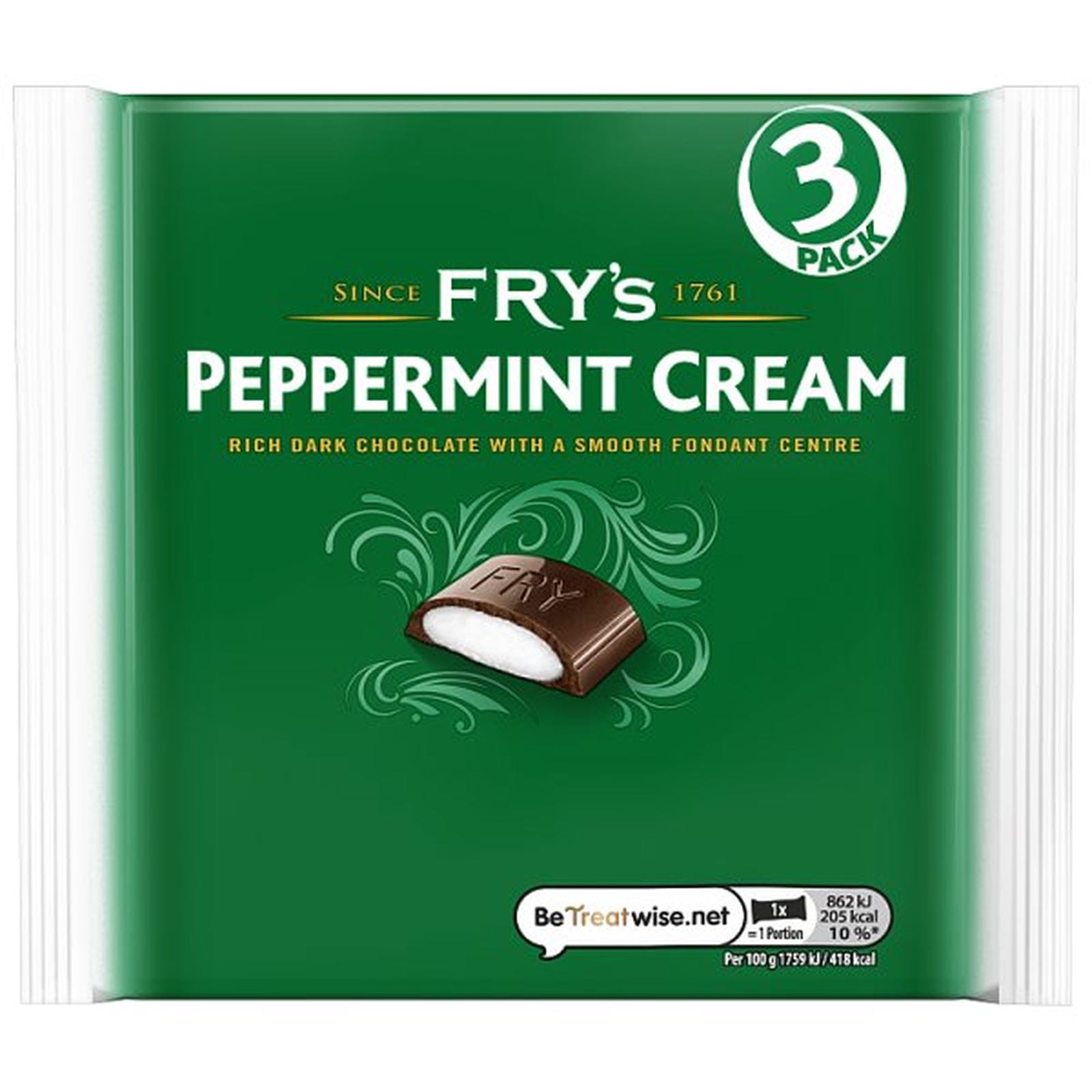 Fry's Orange Cream Chocolate Bar 3 Pack Multipack 147g (3 x 49g)