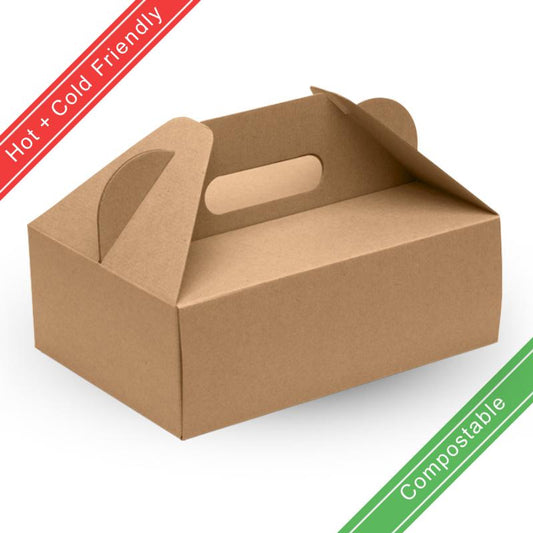 BioPak Black Burger Tray – 12 x 100s