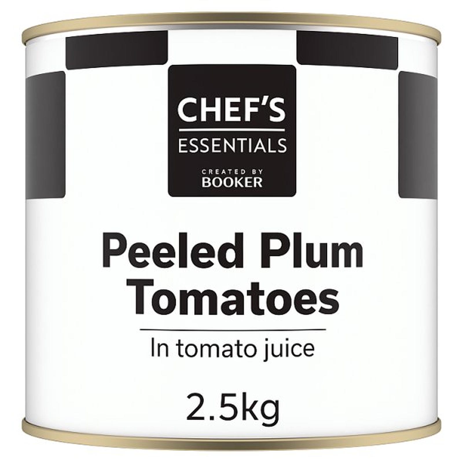 Chef's Essentials Peeled Plum Tomatoes in Tomato Juice 2.5kg
