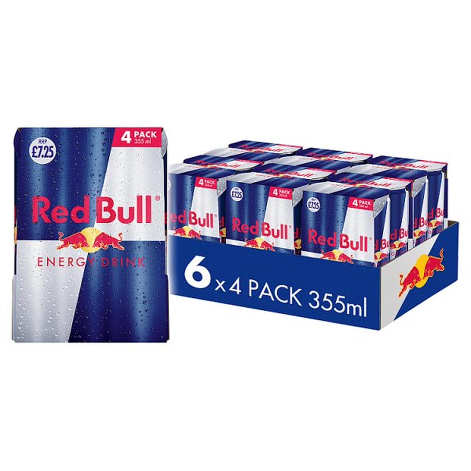 Red Bull Energy Drink 355ml 4 Pack PM £7.25