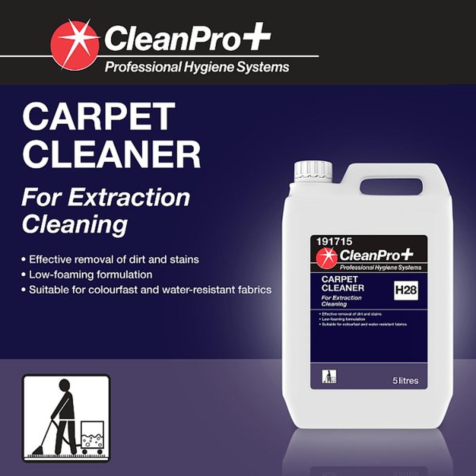 CleanPro+ Carpet Cleaner H28 5 Litres