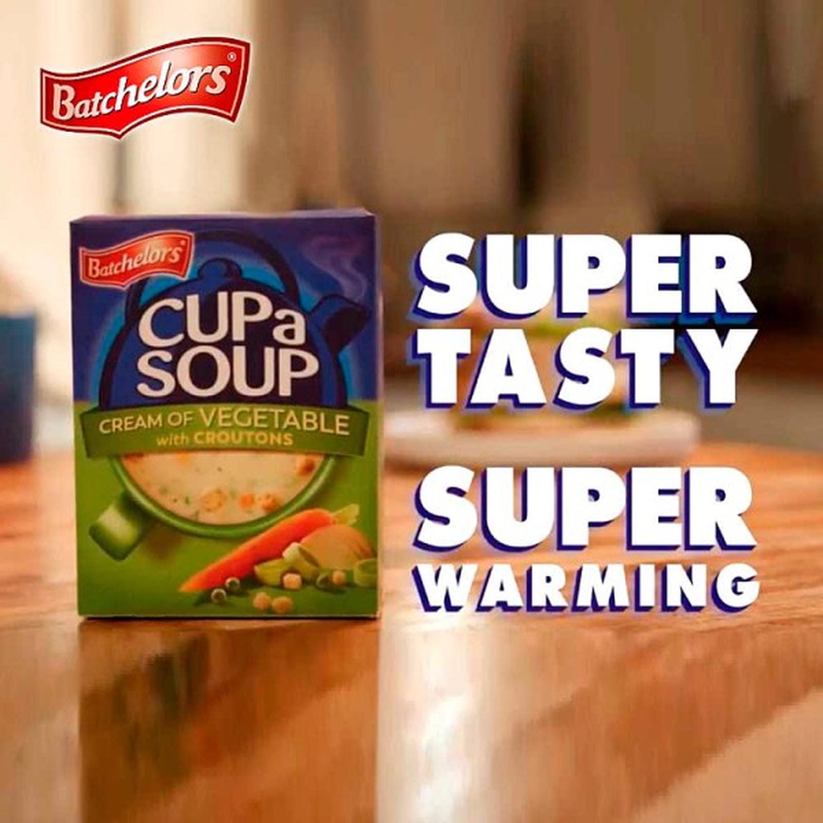 Batchelors Cup a Soup Cream of Vegetable 4 Instant Soup Sachets 122g