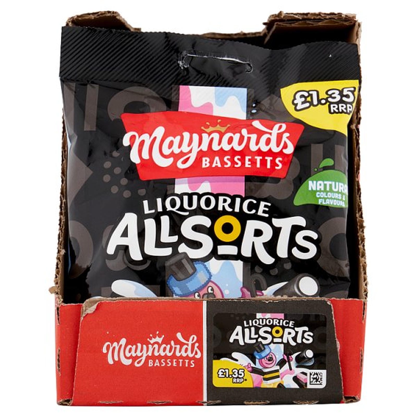 Maynards Bassetts Liquorice Allsorts Sweets Sharing Bag £1.35 PMP 130g