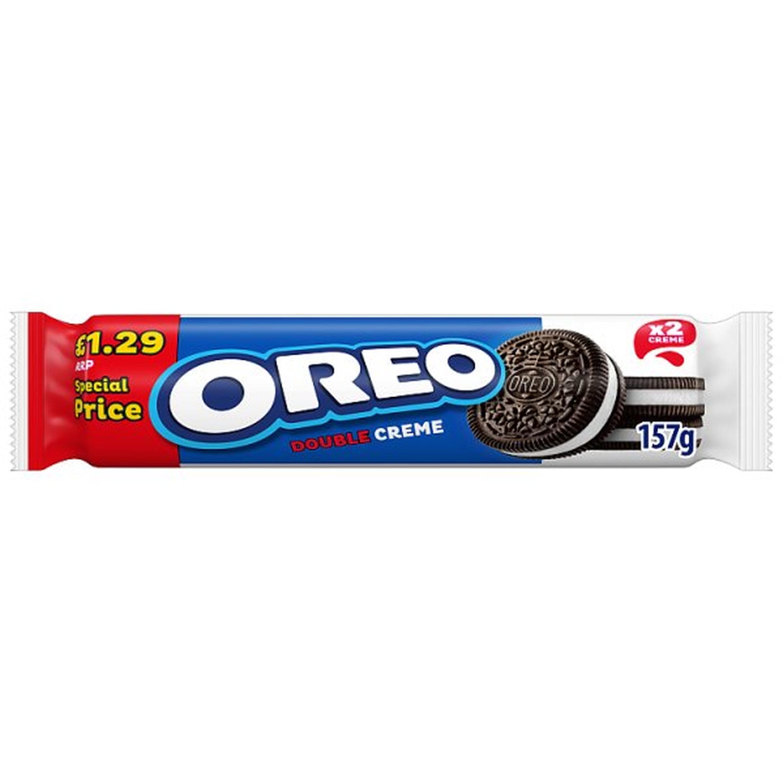 OREO Double Creme Vanilla Sandwich Biscuits £1.29 PMP 157g