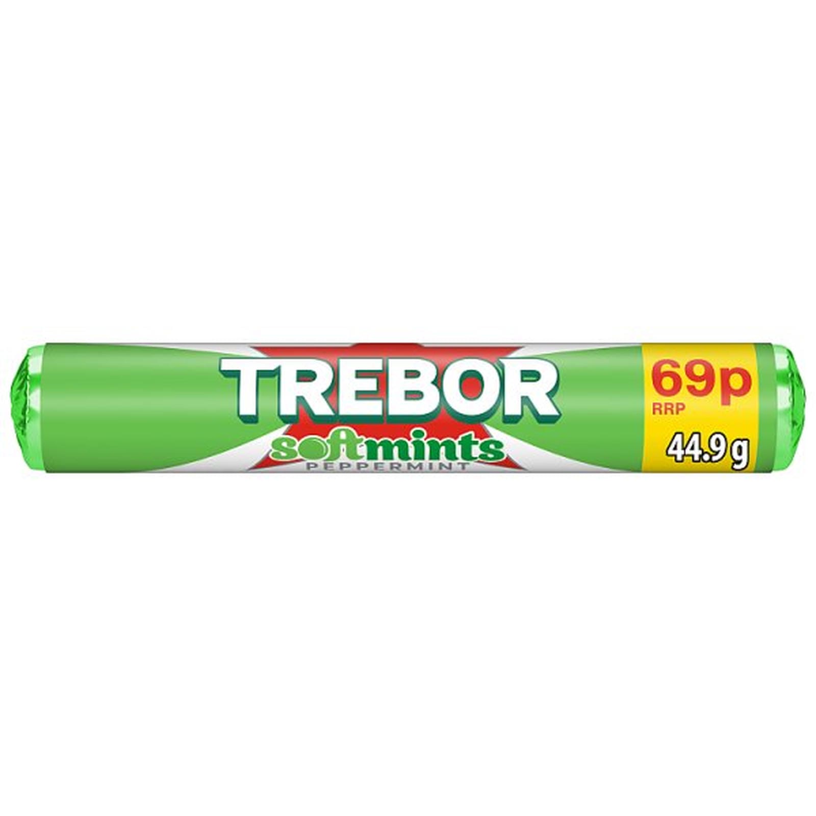 Trebor Softmints Peppermint Mints Roll 69p PMP 44.9g