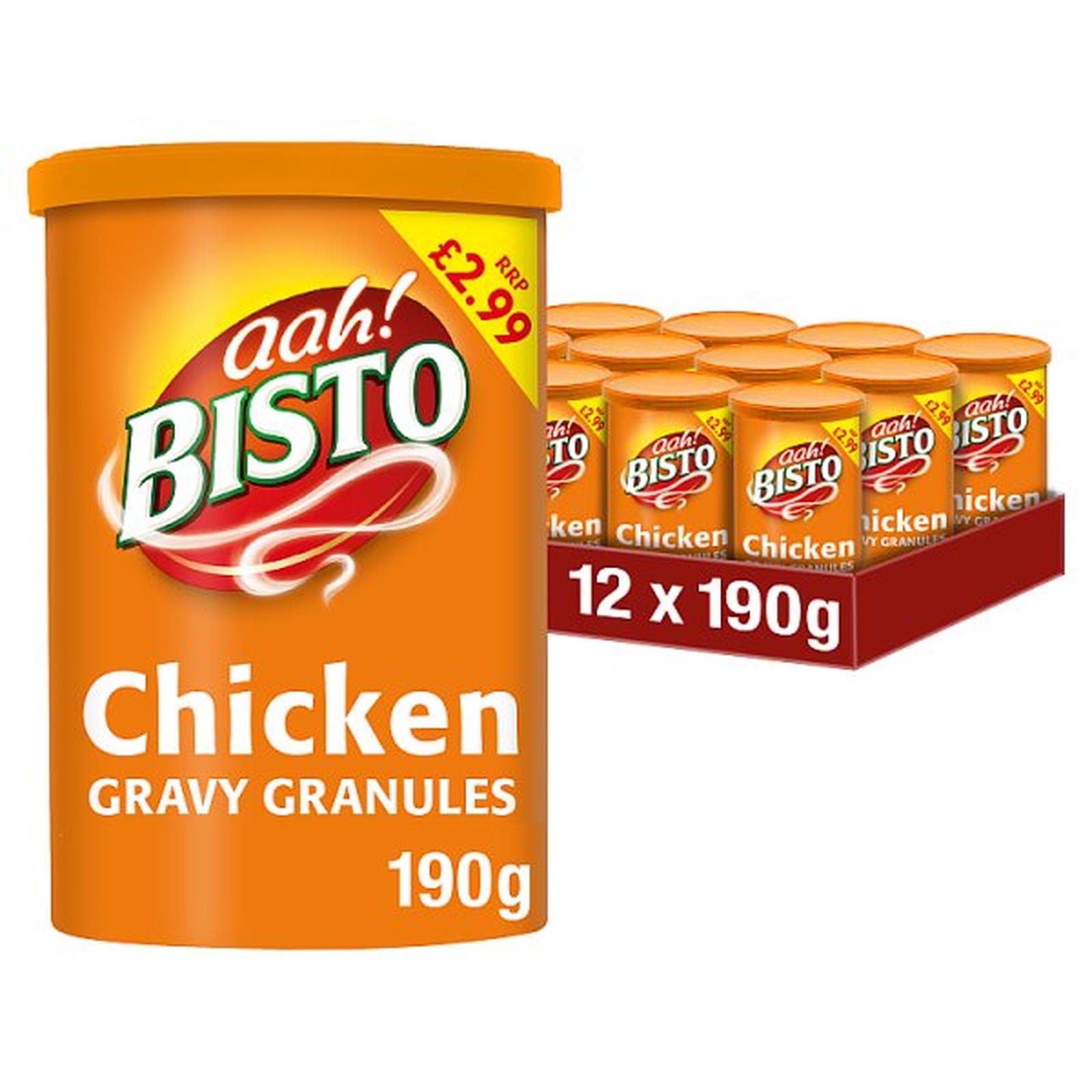 Bisto Chicken Gravy Granules 190g PMP £2.99