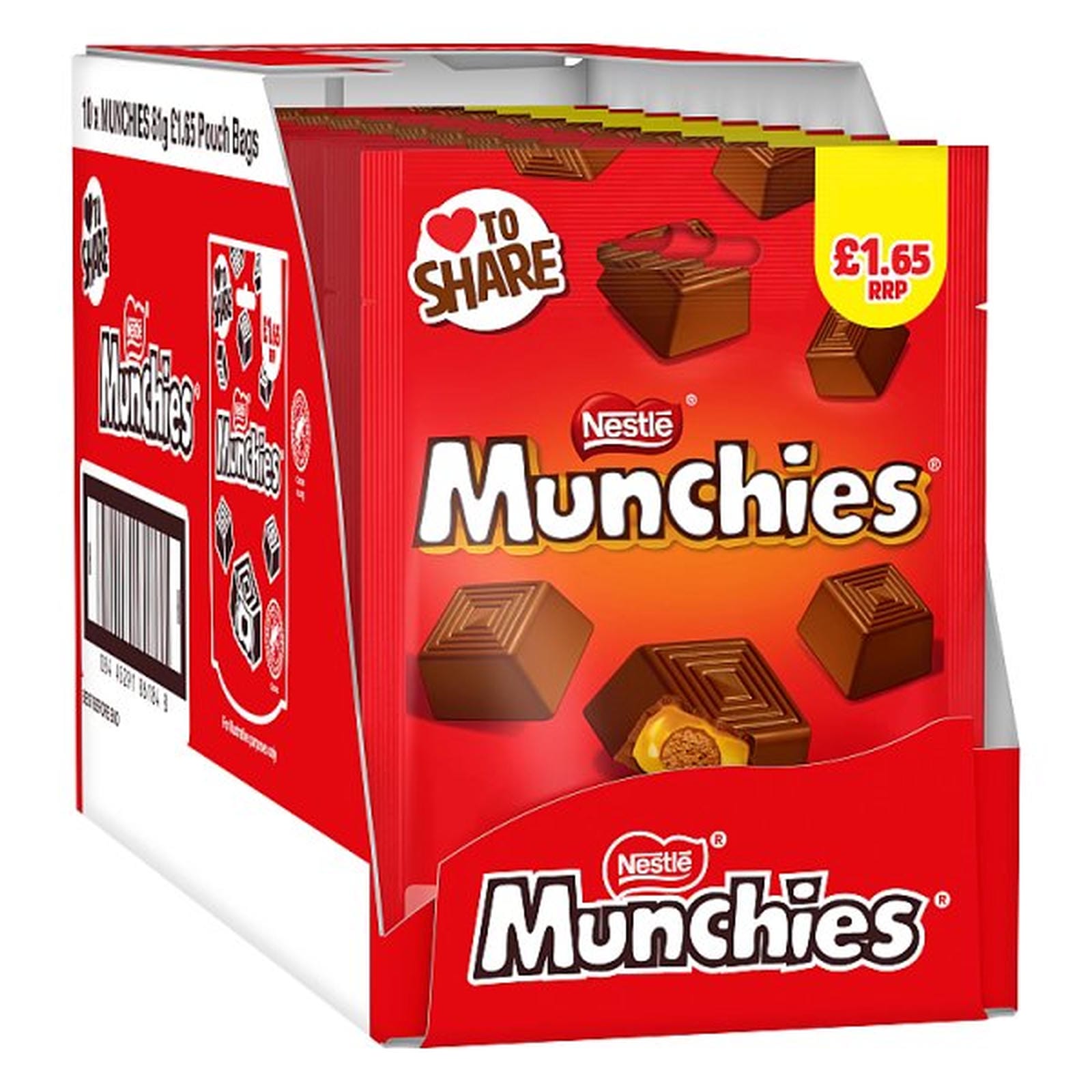 Munchies Milk Chocolate & Caramel Sharing Bag 81g PMP £1.65