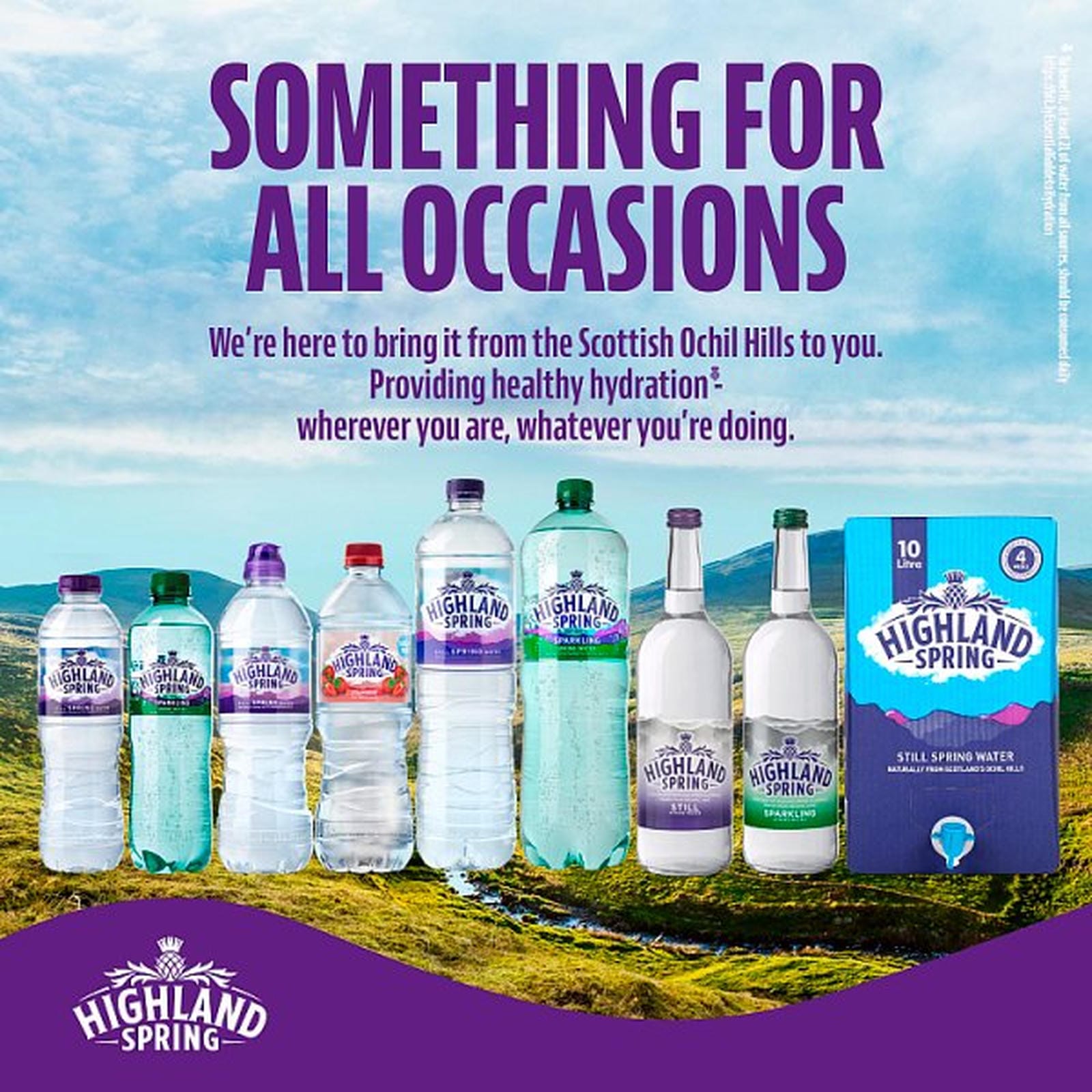 Highland Spring Still Spring Water 330ml
