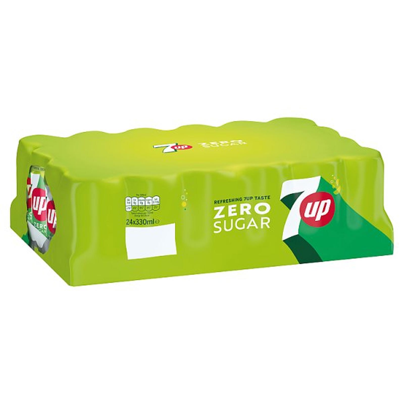 7UP Zero Sugar Free Lemon & Lime Can 330ml