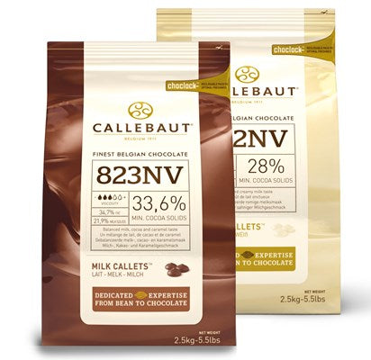 Callebaut Chocolate Drops for Baking Milk 2.5kg – 1 x 2.5kg