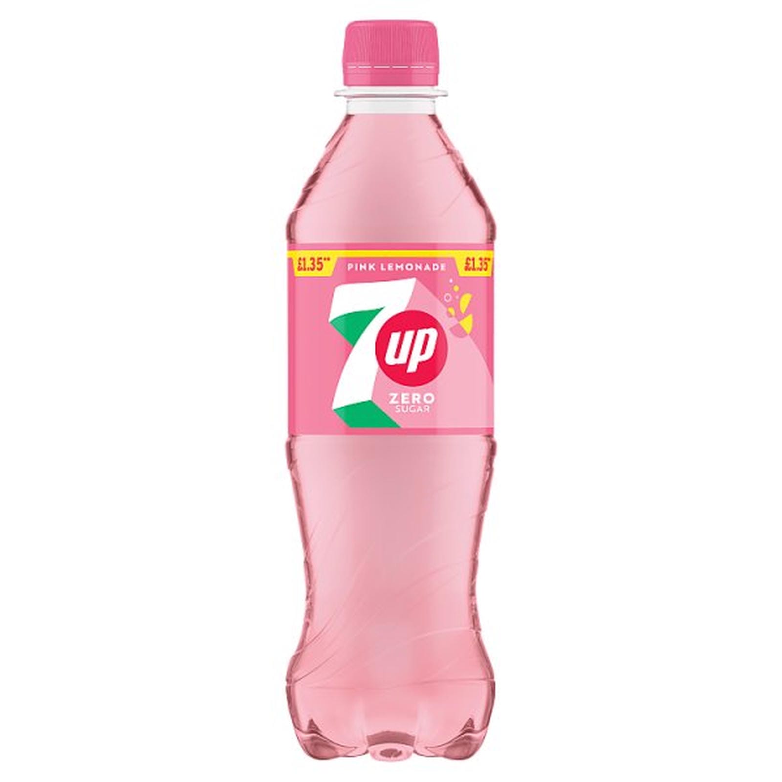 7Up Zero Sugar Pink Lemonade Bottle PMP 500ml