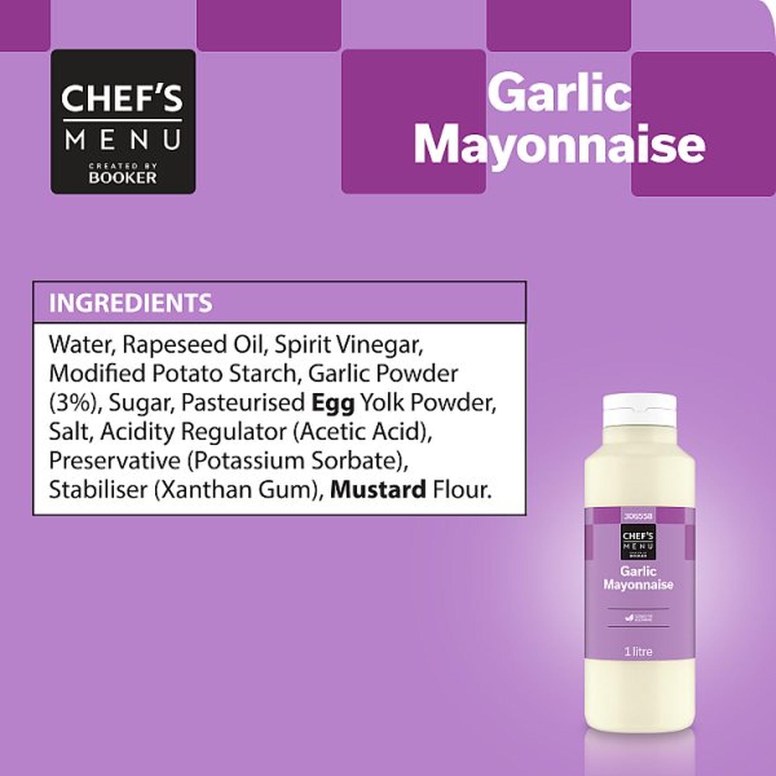 Chef's Menu Garlic Mayonnaise 1 litre