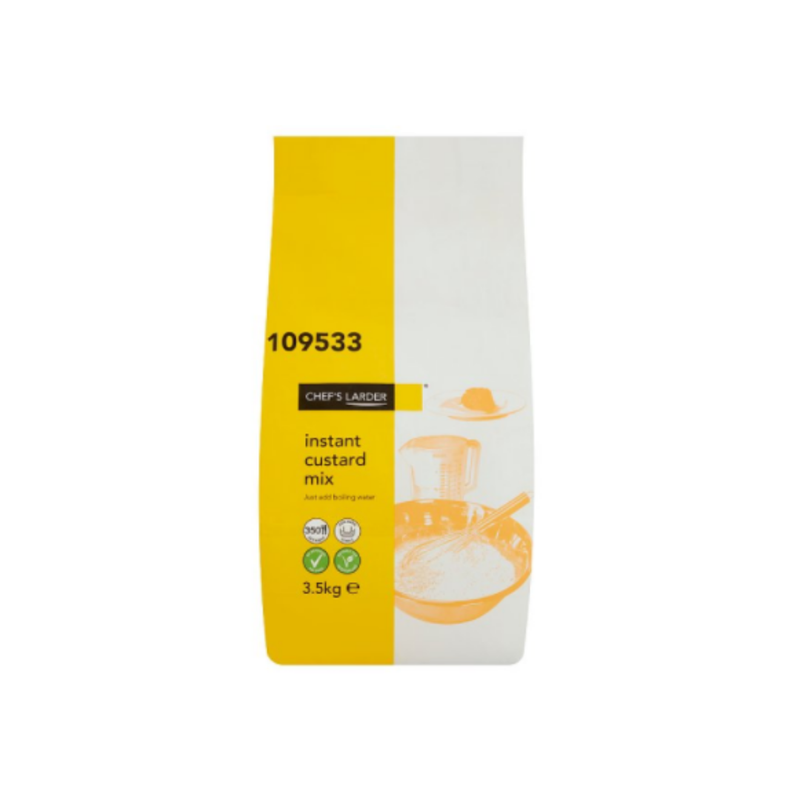 Chef's Larder Custard Mix Instant 3.5kg 4 x 3.5kg Foodservice Multi Pack For Catering
