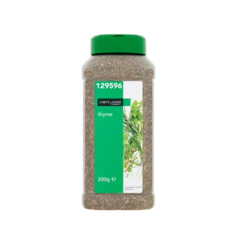 Chef's Larder Thyme Leaves For Cooking And Foodservice Use For Retail And Catering Dried 200g 6 x 200g