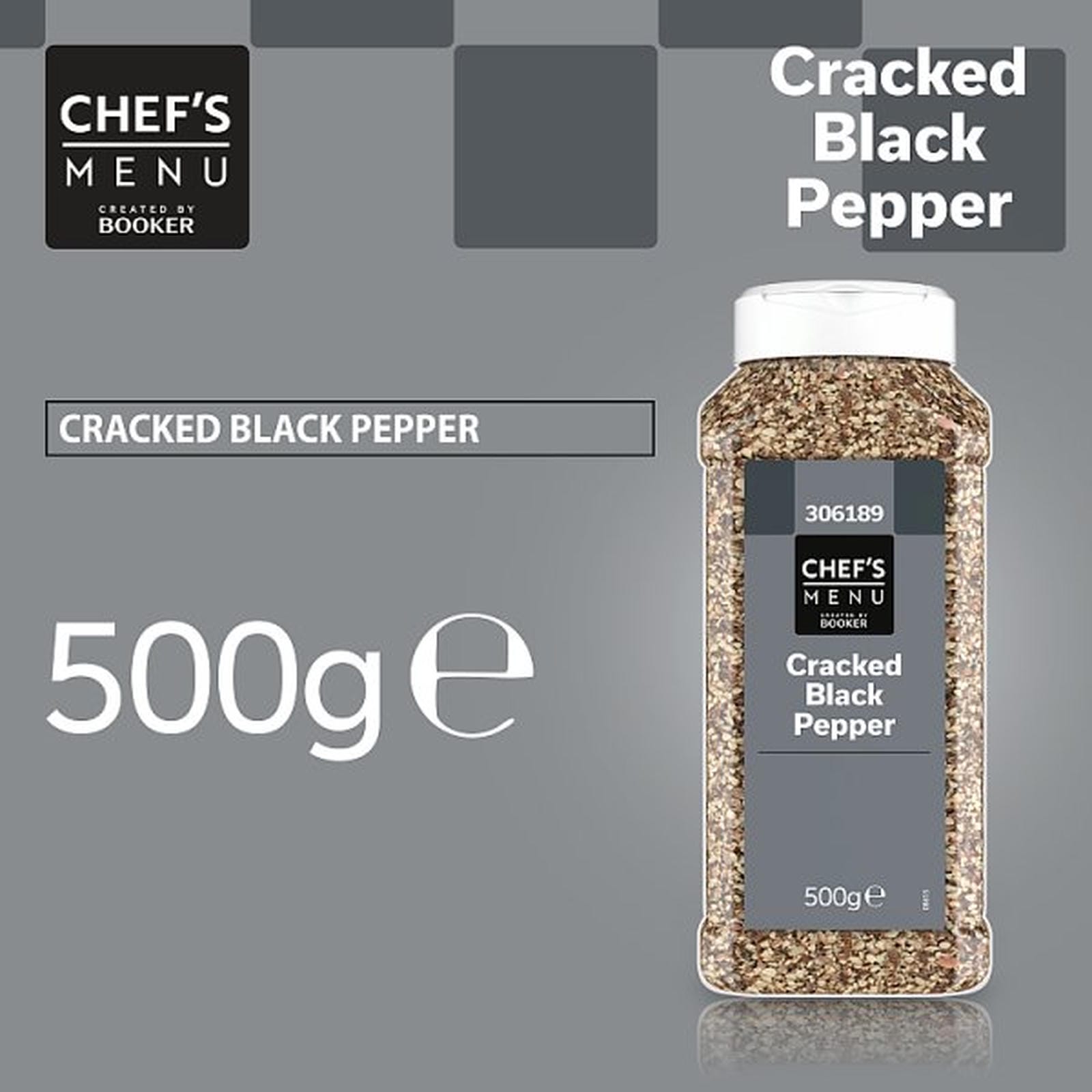 Chef's Menu Cracked Black Pepper 500g