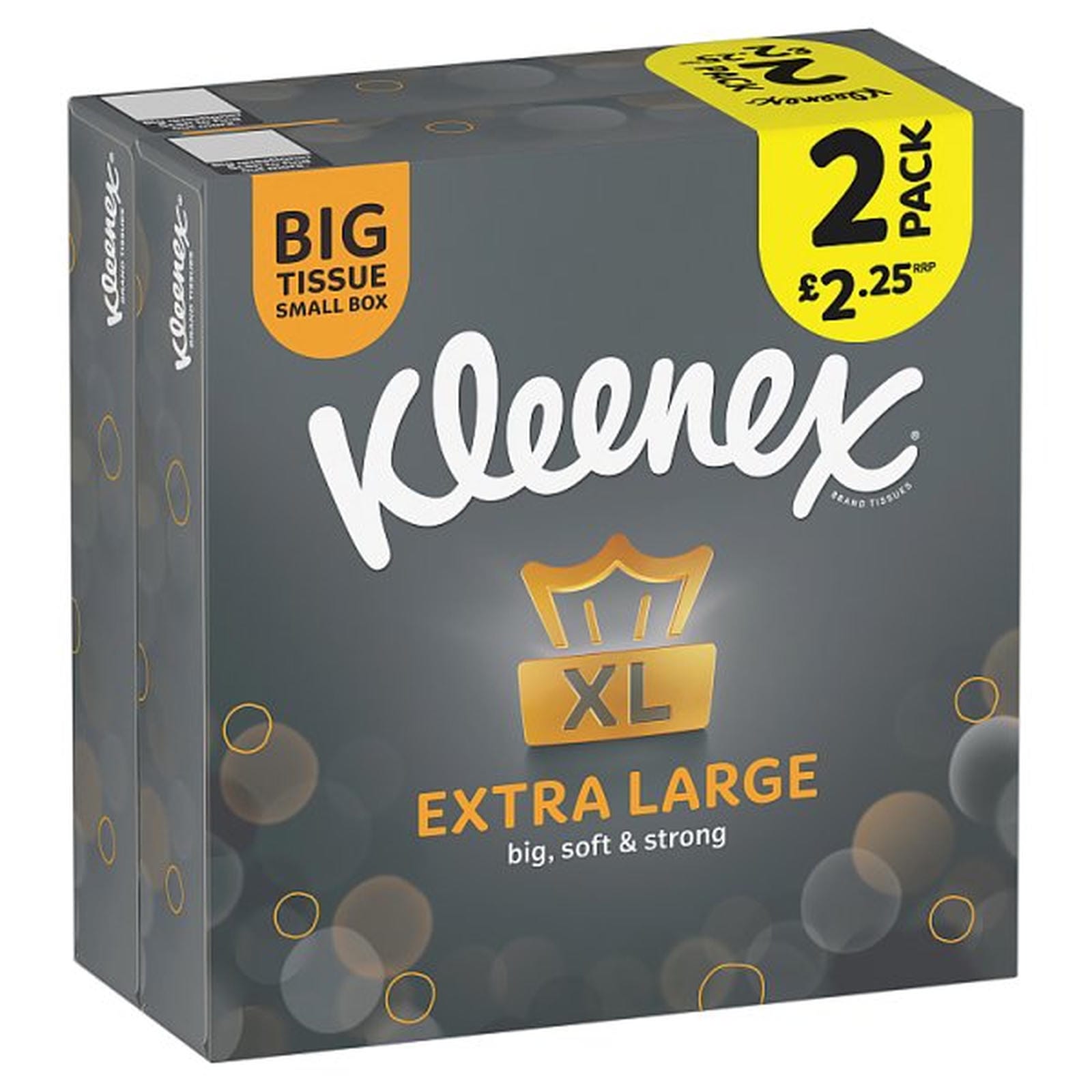Kleenex Extra Large Tissues Compact Twin Pack £2.25 PMP
