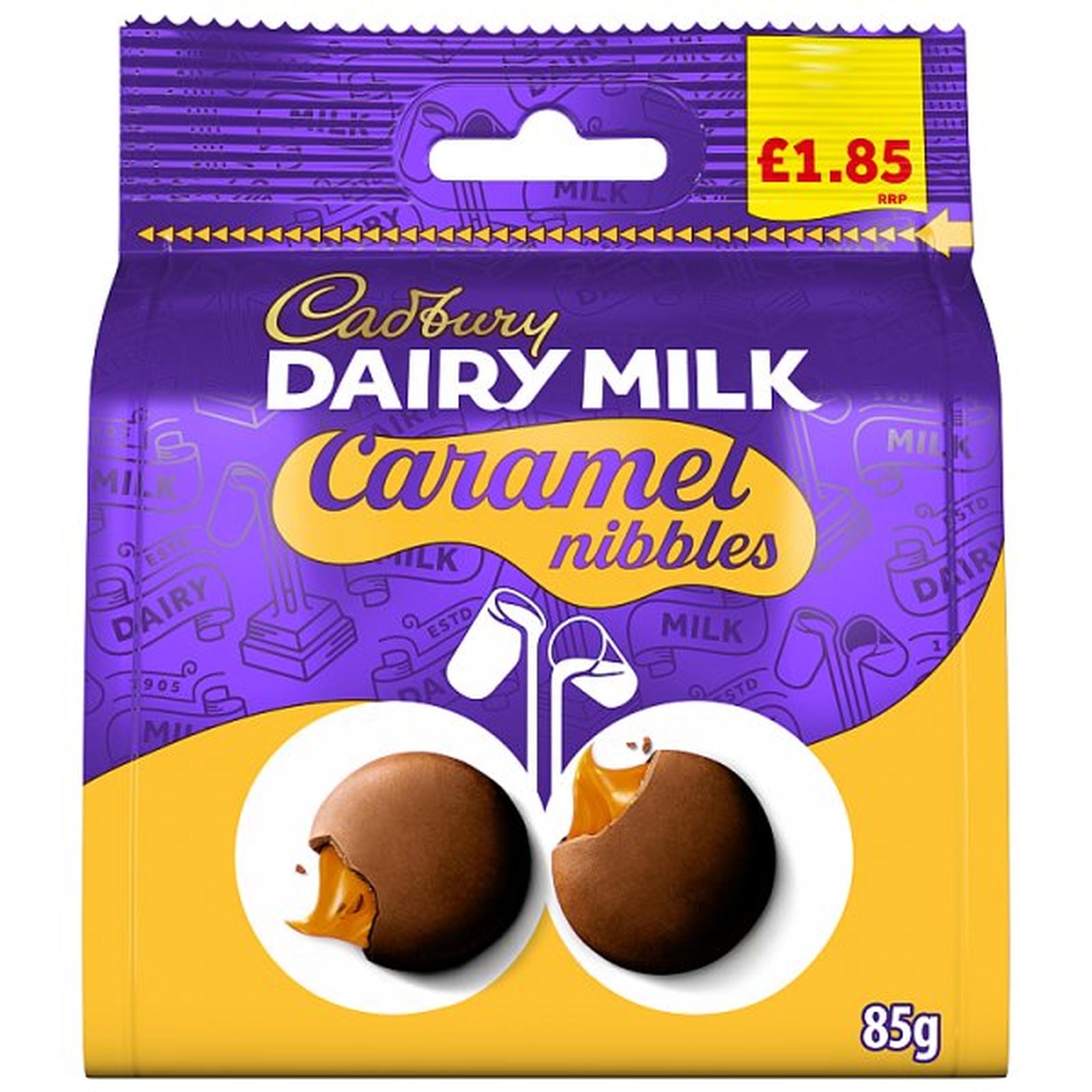 Cadbury Dairy Milk Caramel Nibbles Chocolate Bag £1.85 PMP 85 g