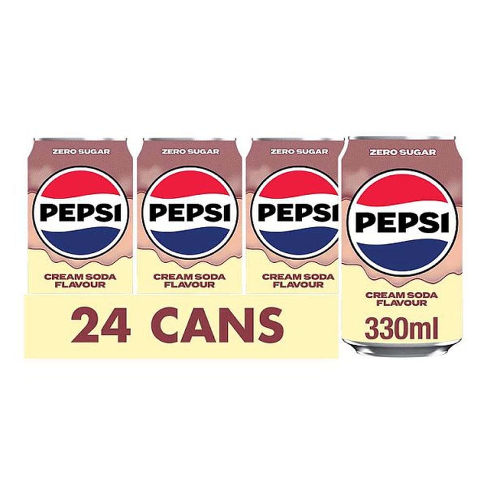 Pepsi Treats Cream Soda Flavour Cans 24 x 330ml