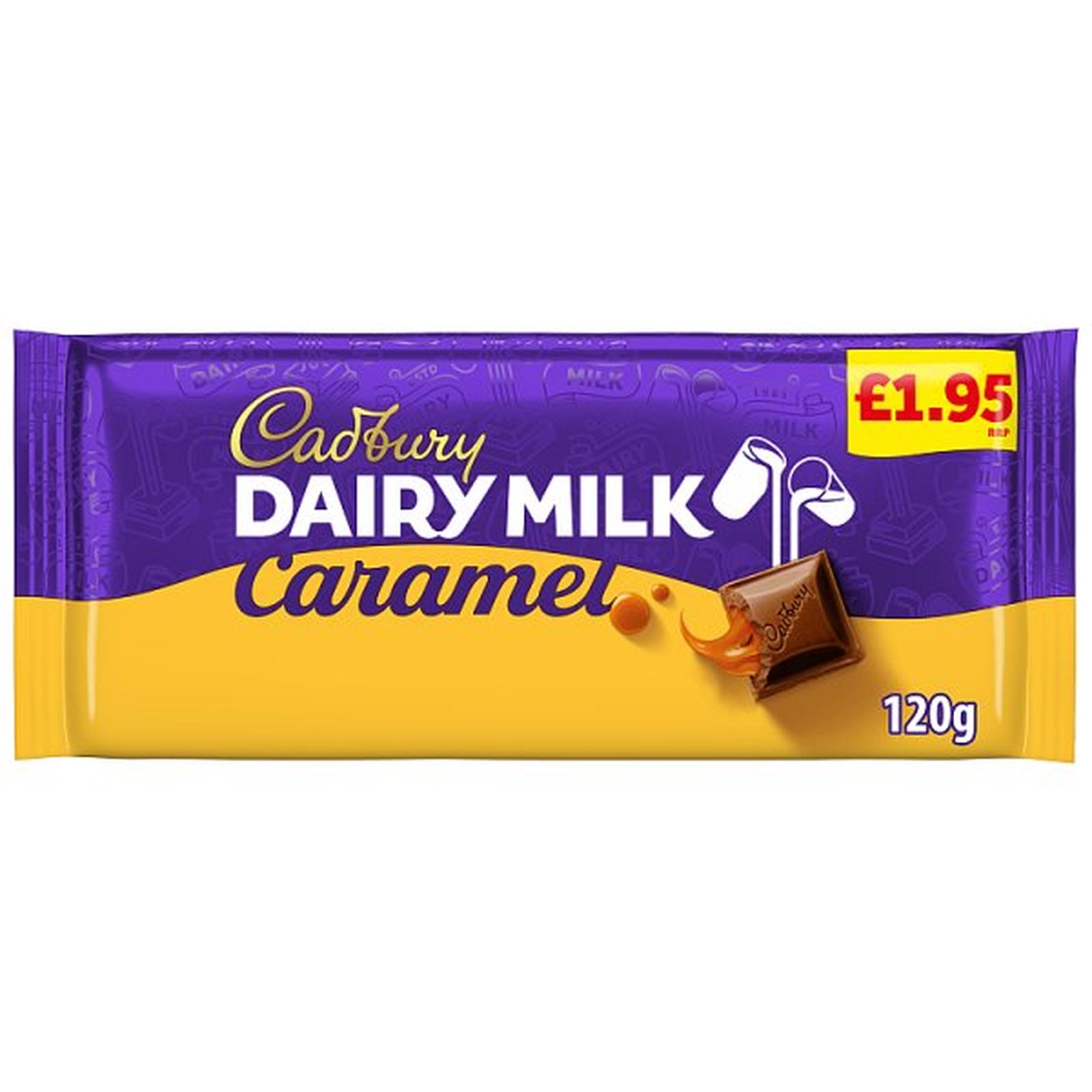 Cadbury Dairy Milk Caramel Chocolate Bar PMP 195P 120 g
