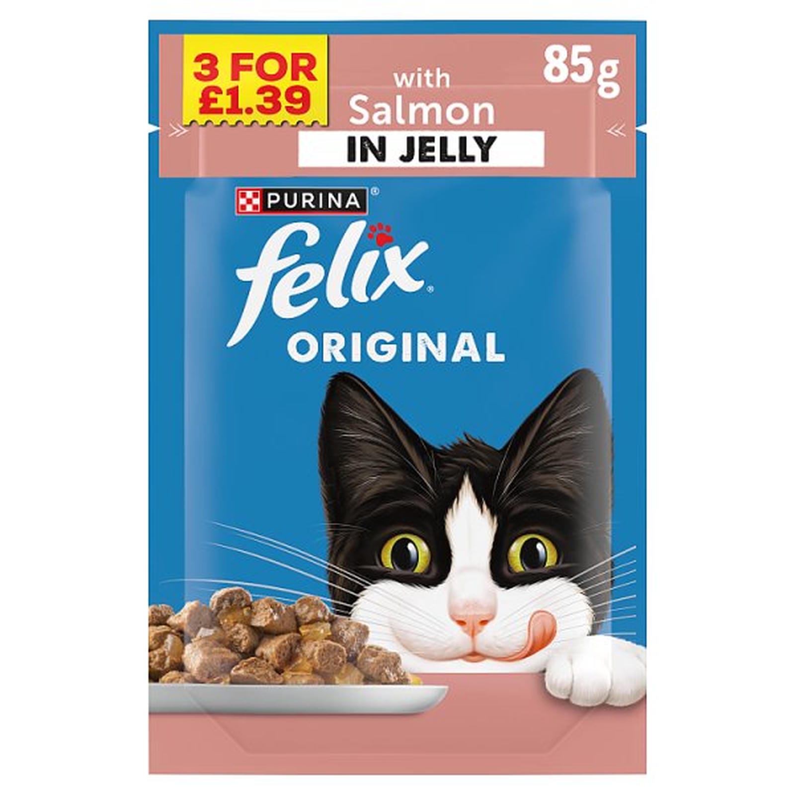 FELIX Original Salmon Wet Cat Food 85g PMP