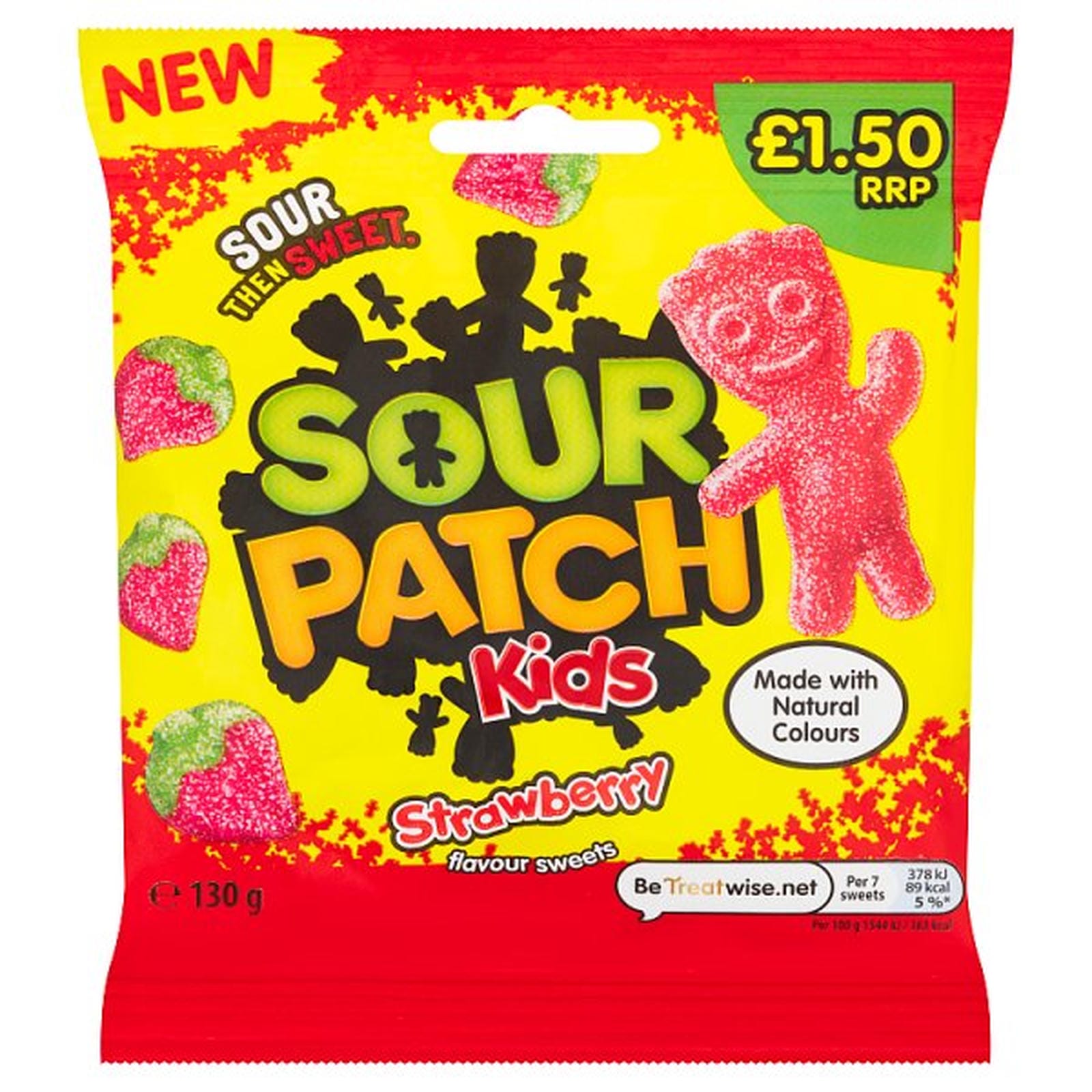 Sour Patch Kids Strawberry Sweets Bag £1.50 PMP 130g
