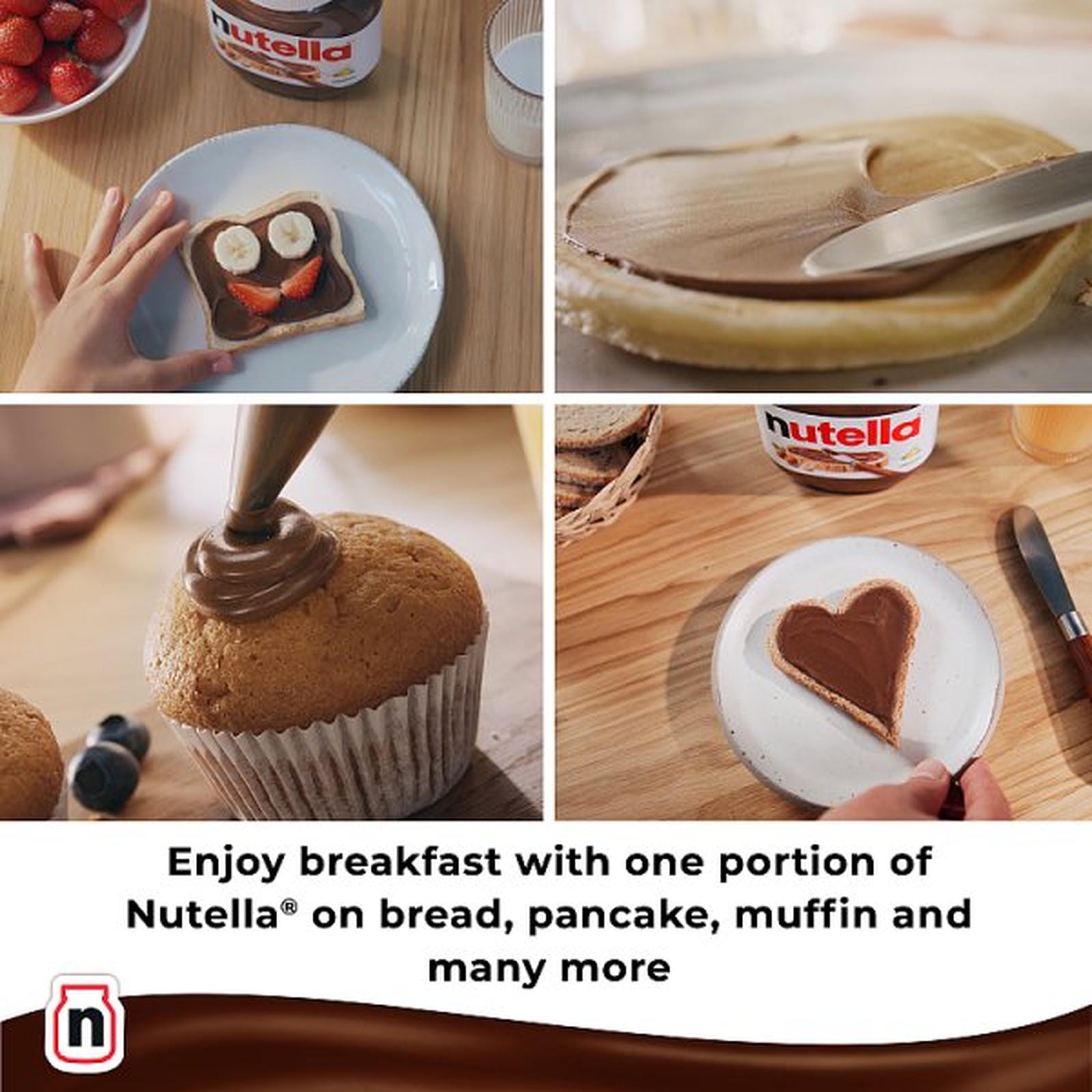 Nutella Hazelnut Chocolate Spread Jar 1000g