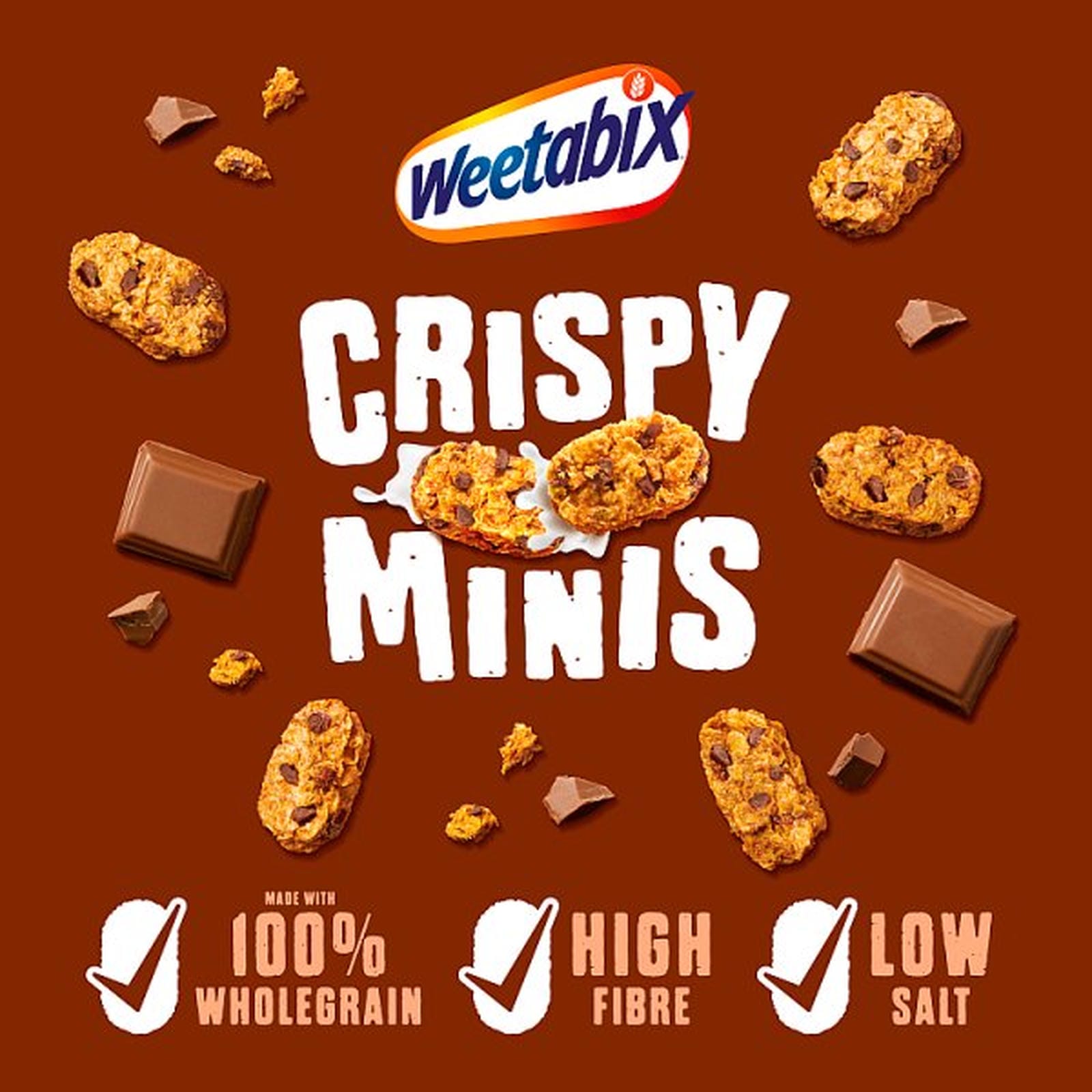 Weetabix Crispy Minis Chocolate Chip 5x500g PMP £3.89
