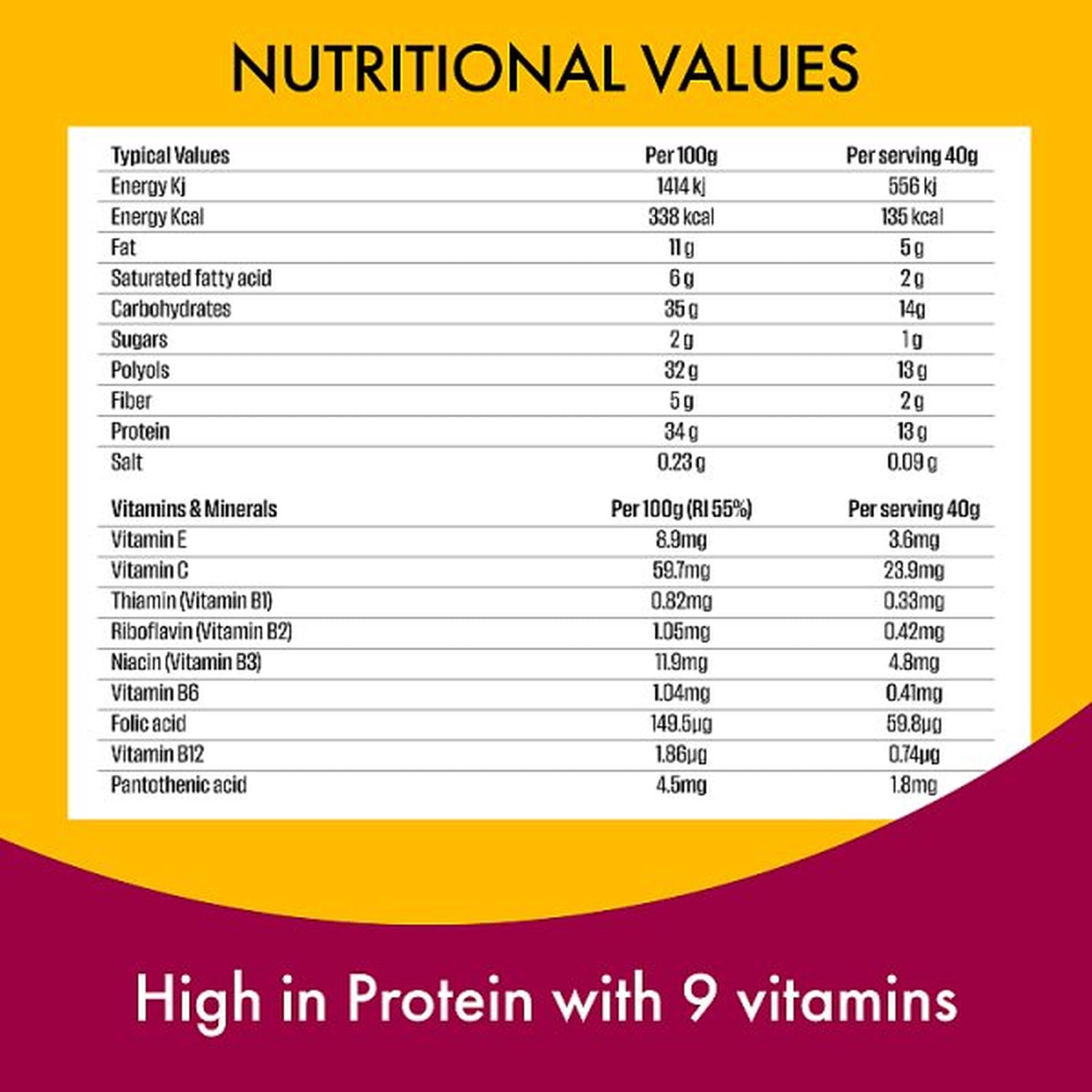 Fulfil Chocolate Brownie Flavour Vitamin & Protein Bar 40g