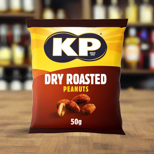 KP Dry Roasted Peanuts 50g (Pubcard) – 21 x 50g