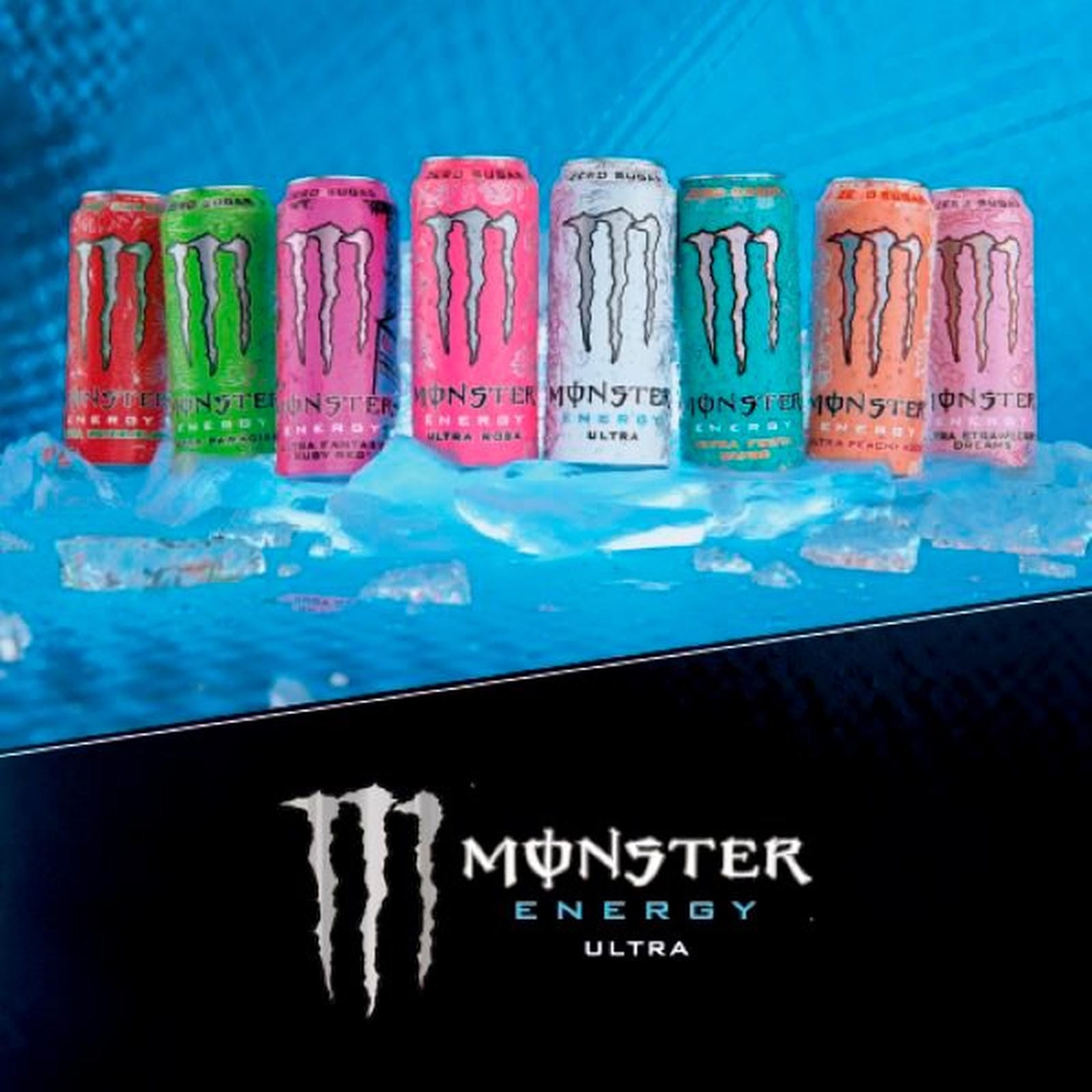 Monster Energy Drink Ultra Fantasy Ruby Red Zero Sugar 12 x 500ml PM £1.65