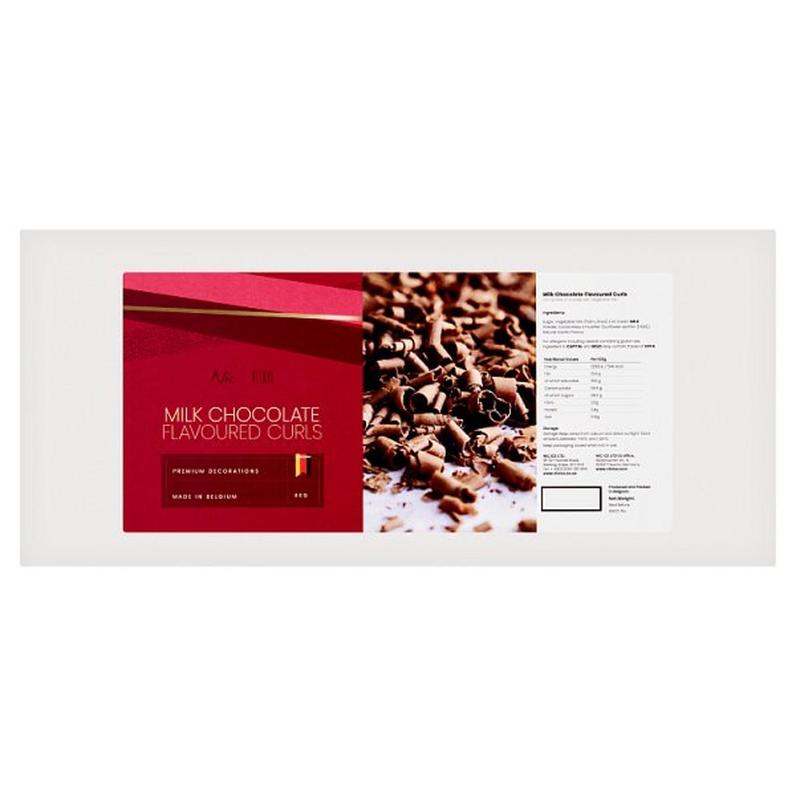 Nic Deluxe Milk Chocolate Flavoured Curls 4kg