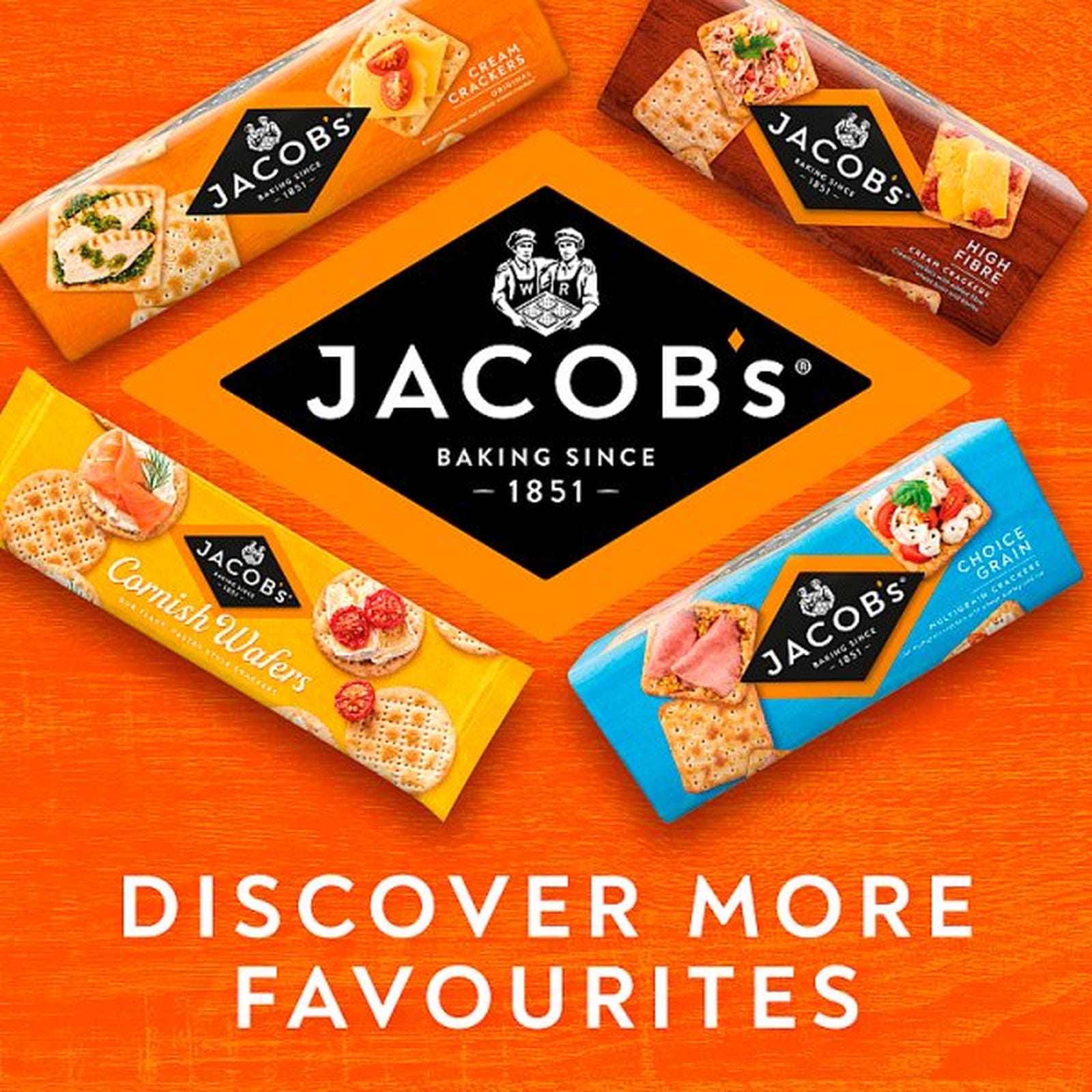 Jacob's The Selection 8 Cracker Varieties 900g