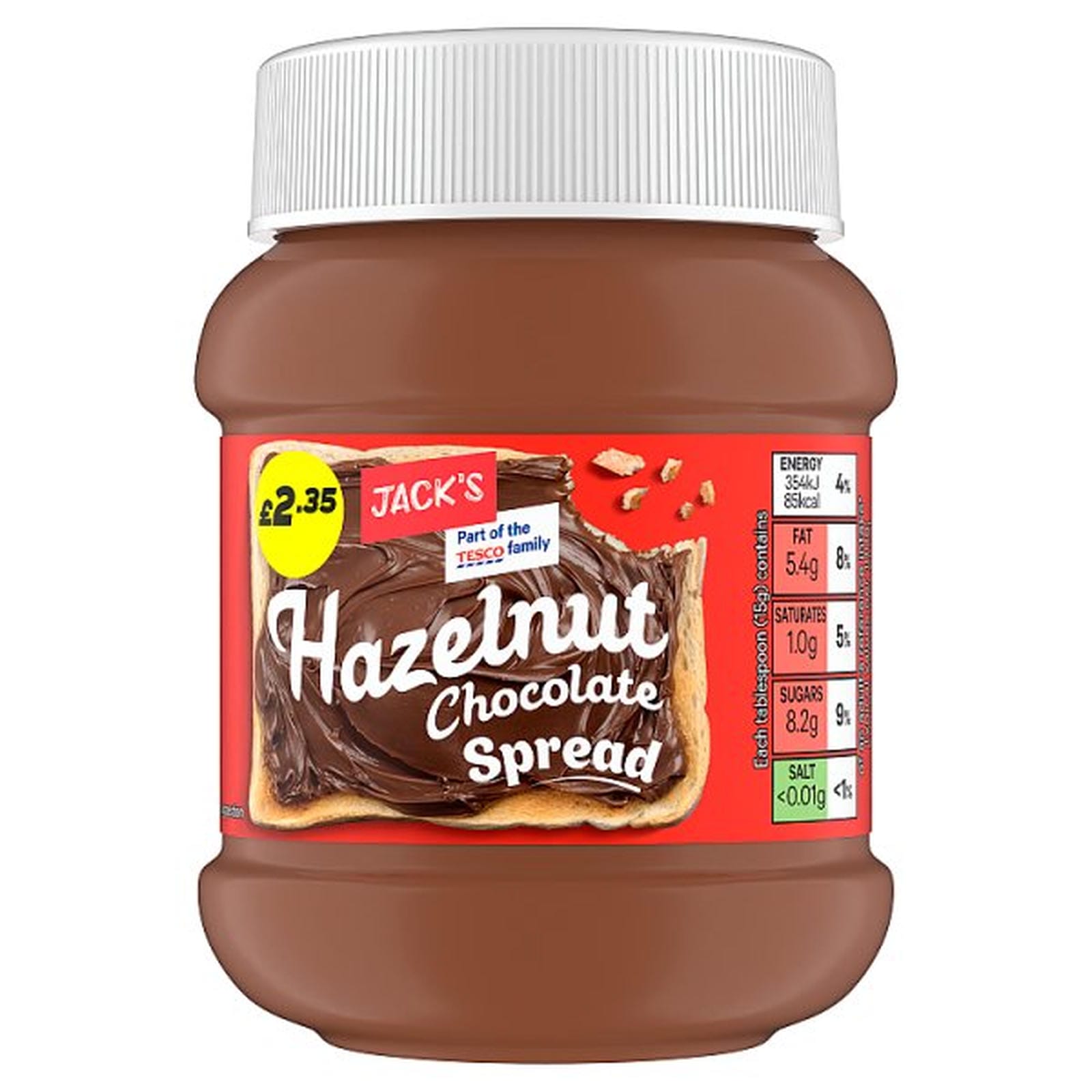 Jack's Hazelnut Chocolate Spread 400g