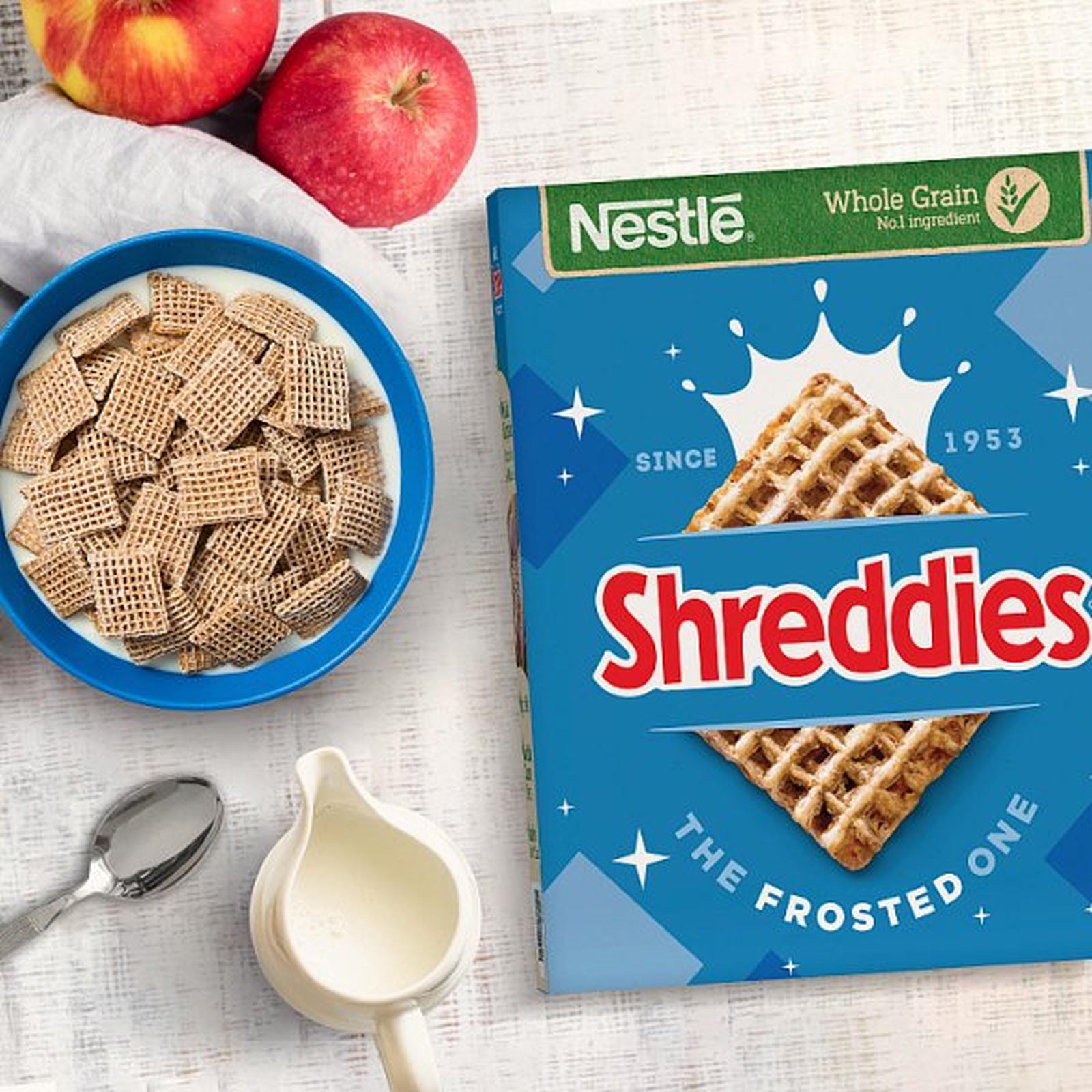 Nestlé Shreddies Frosted Breakfast Cereal 500g