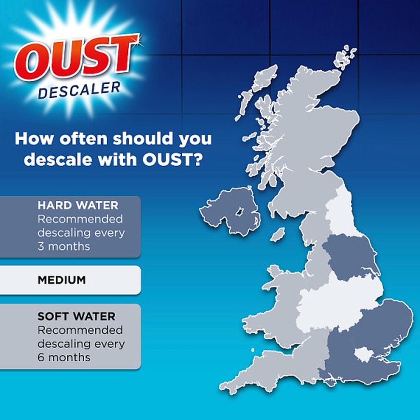 Oust All Purpose Descaler 3 x 25ml Sachets