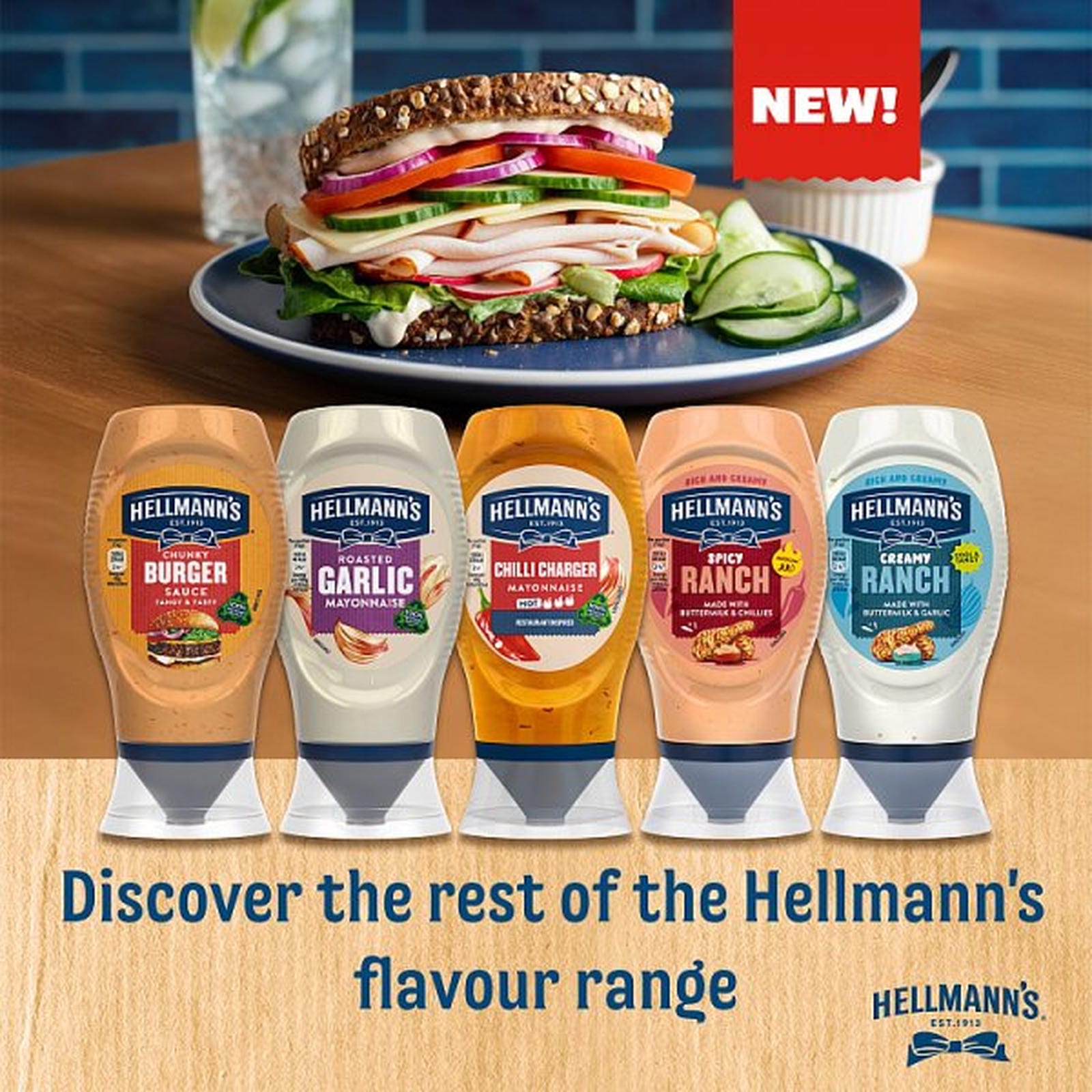Hellmann's Sauce Spicy Ranch 245 g