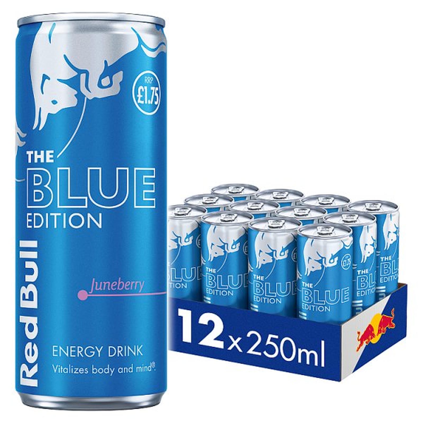 Red Bull Blue Edition Juneberry Energy Drink 250ml PM £1.75