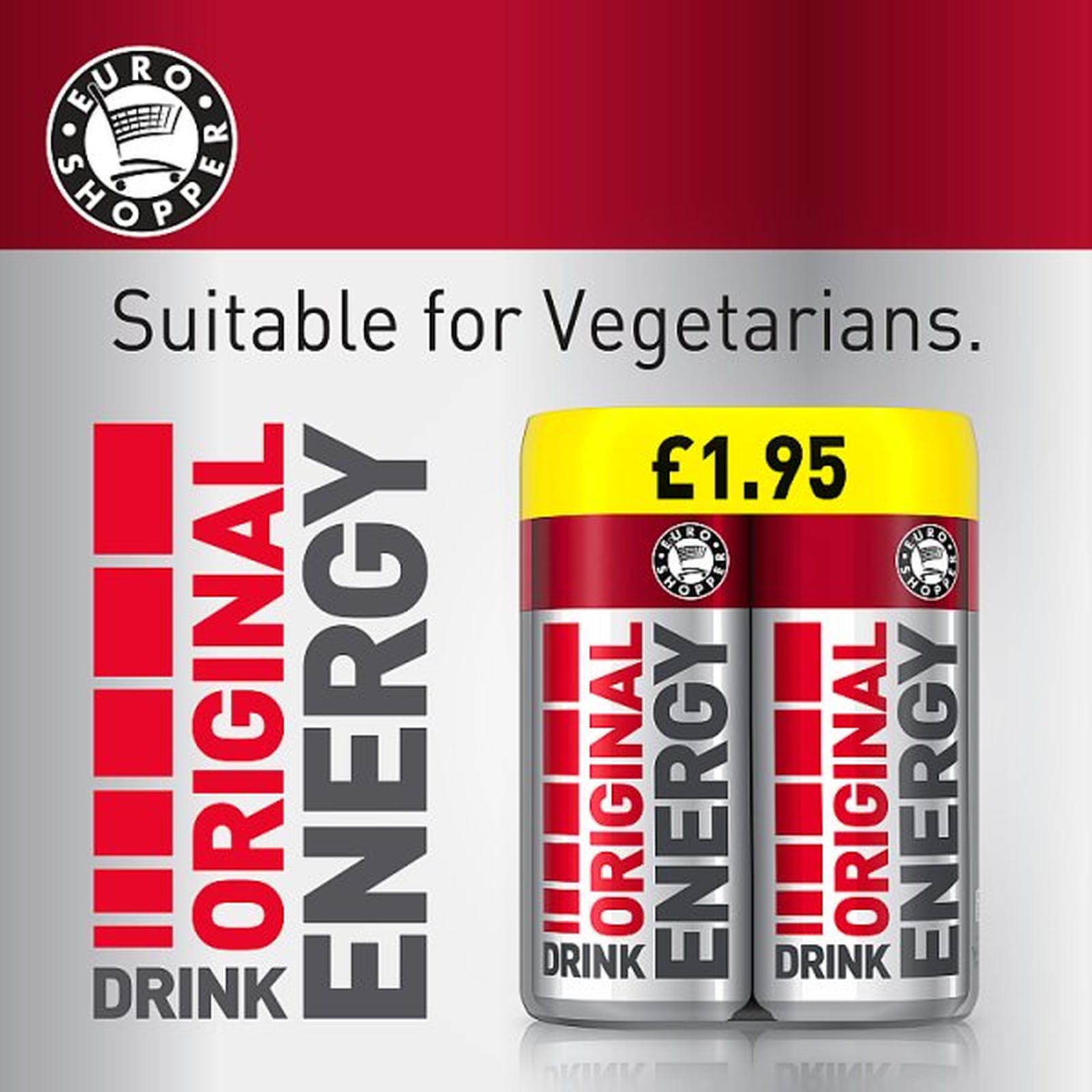 Euro Shopper Original Energy Drink 4 x 250ml