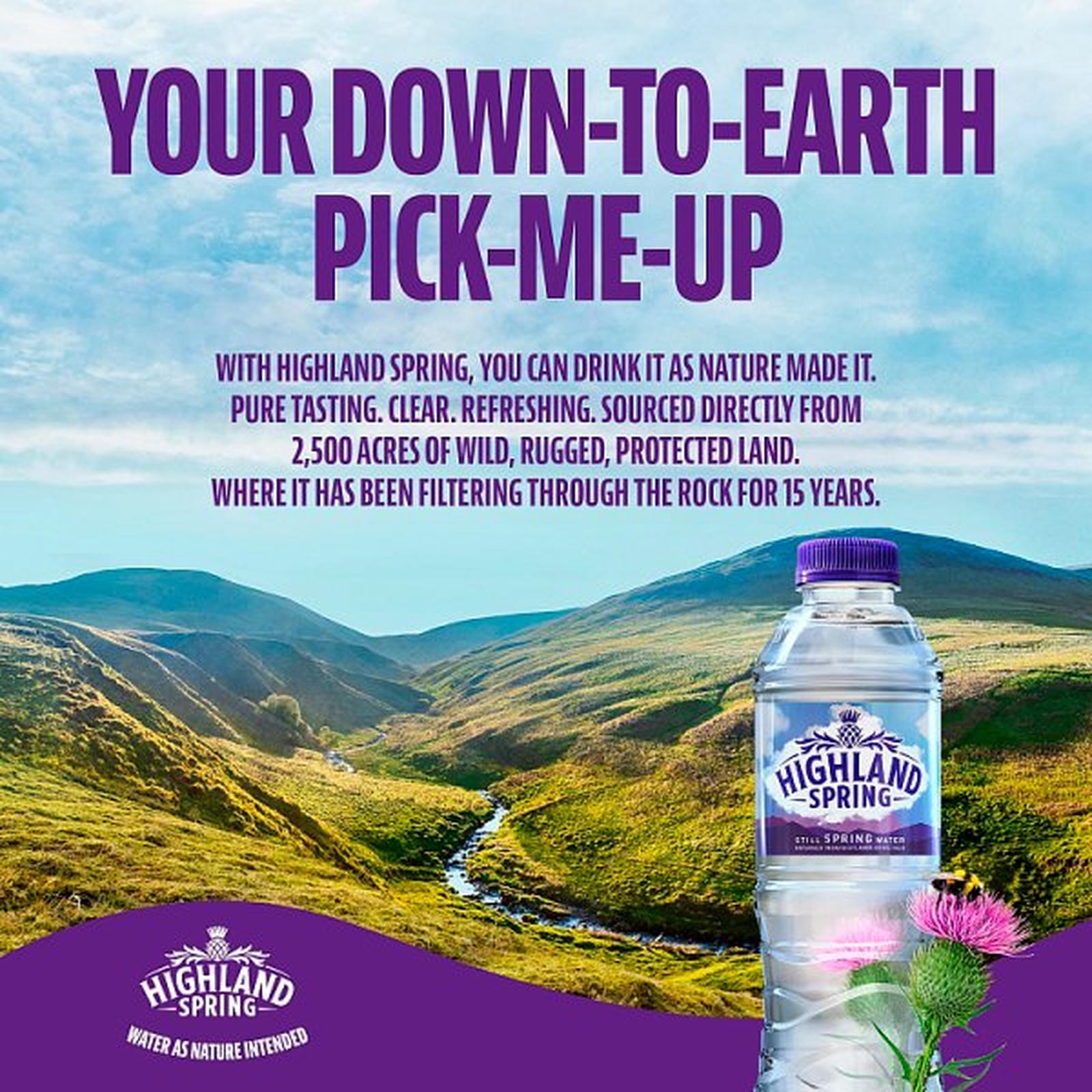 Highland Spring Sparkling Spring Water 500ml