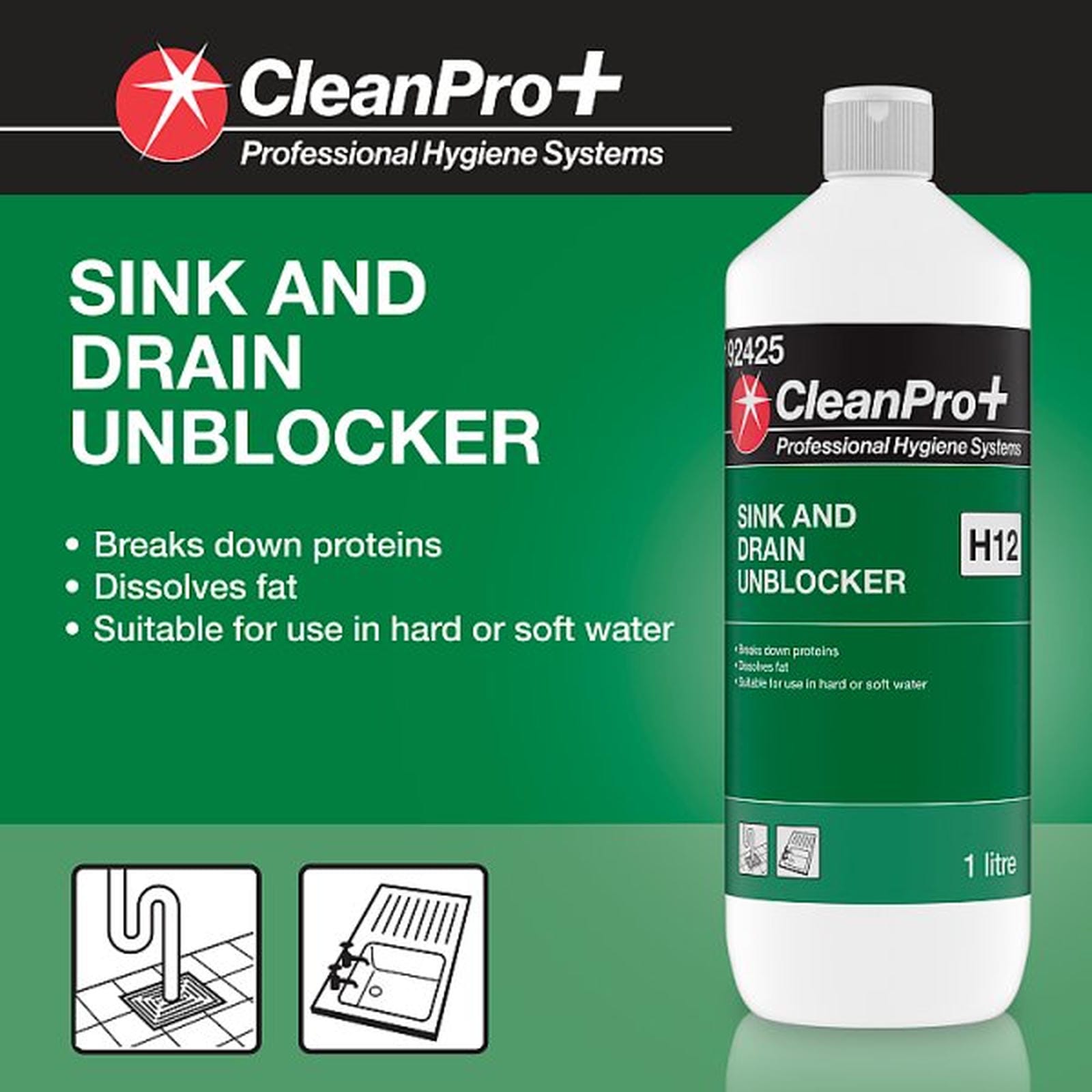 CleanPro+ Sink and Drain Unblocker 1 Litre